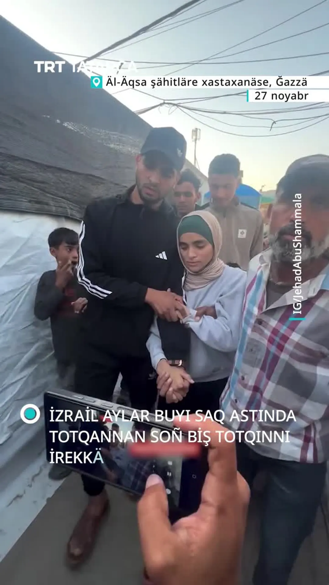 İzrail aylar buyı saq astında totqannan soñ biş totqınnı irekkä cibärde