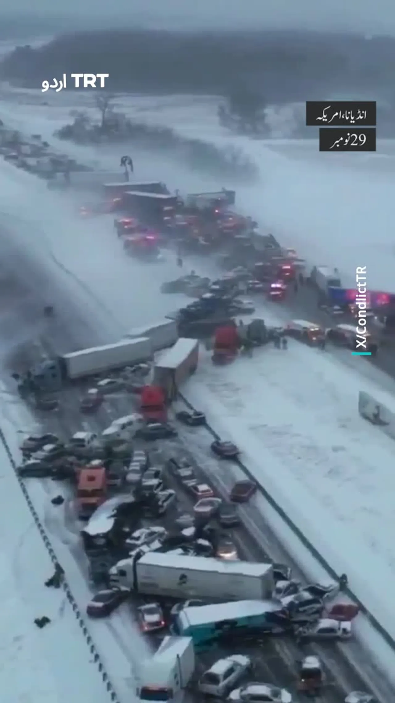 برفباری خطرناک حادثے کا سبب بن گئی