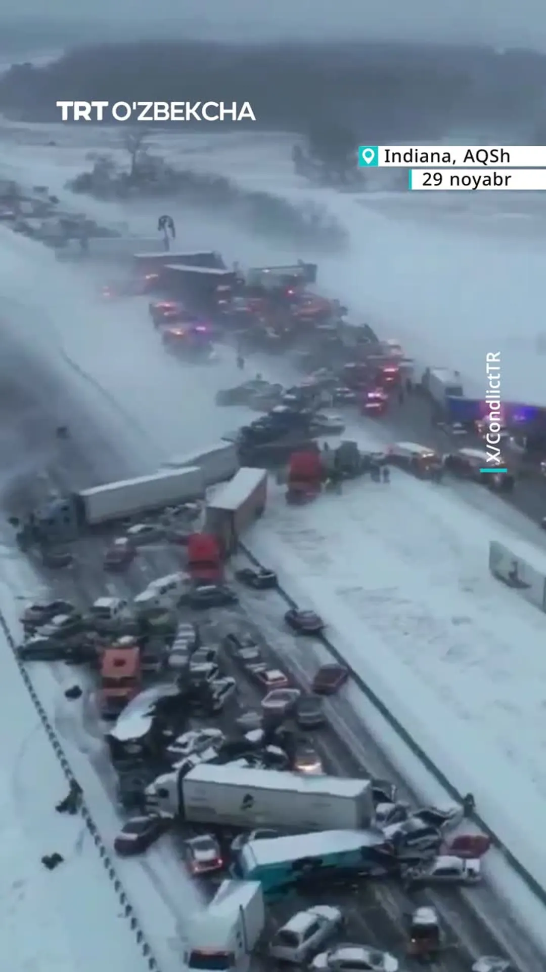 AQShning Indiana shtatida YTH sodir bo'ldi