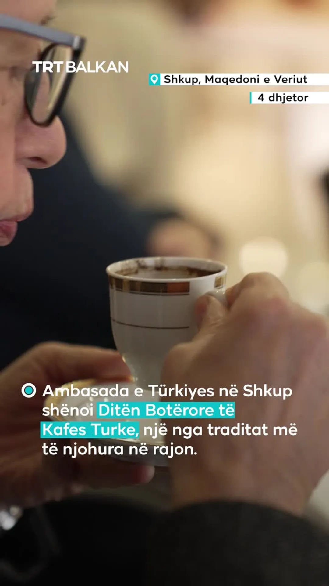 Dita Botërore e Kafese Turke shënohet në Shkup