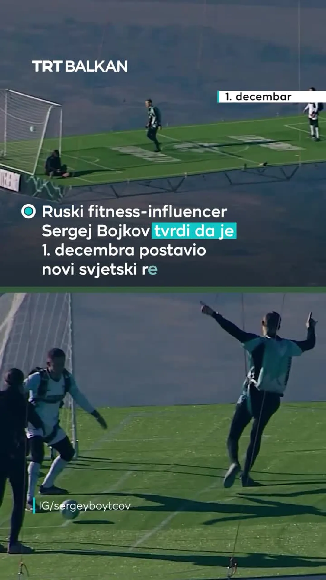 Je li to ptica? Je li to avion? Ne, to je fudbalski teren