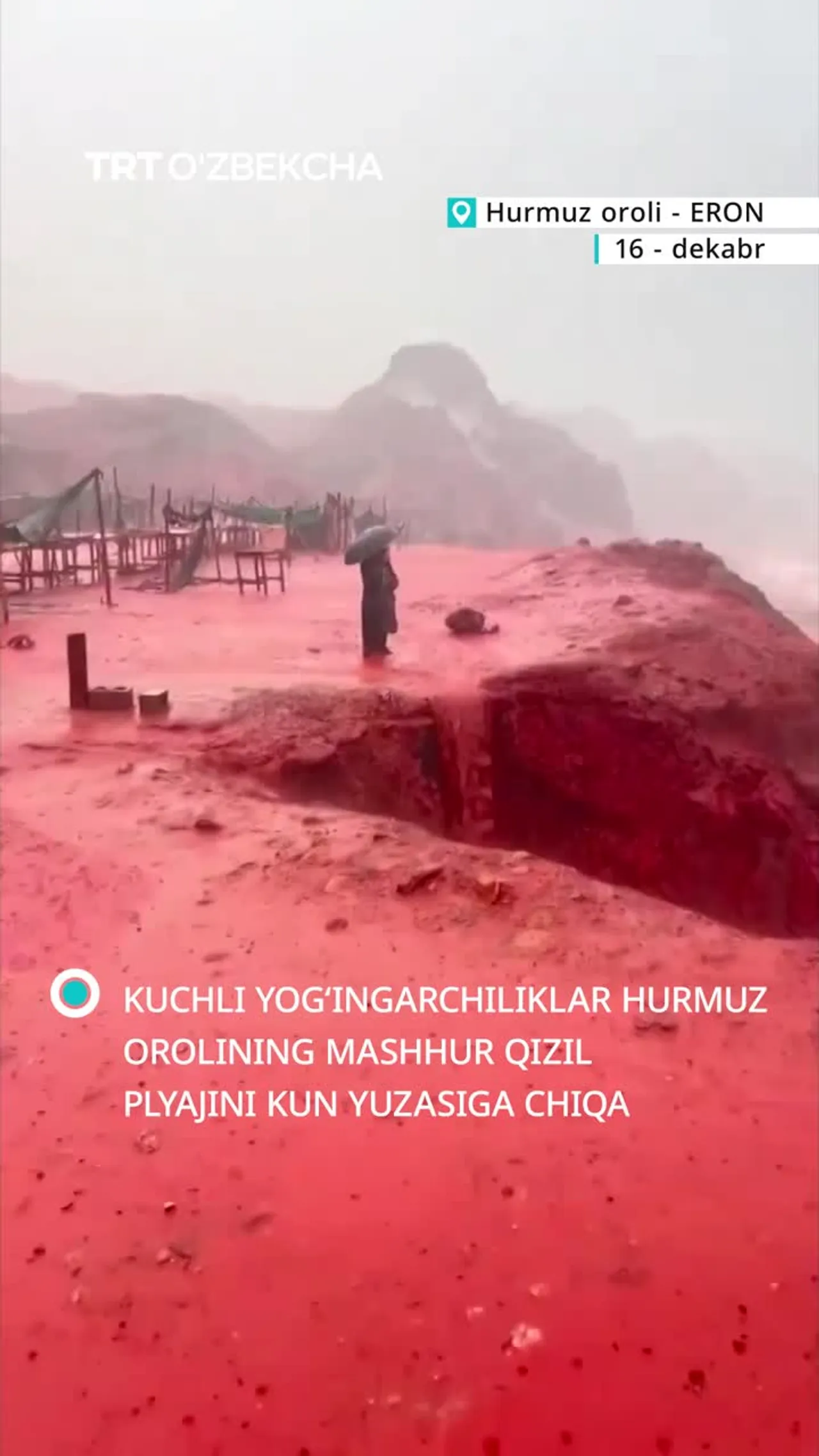 Yog‘ingarchiliklar Qizil plyajini kun yuzasiga chiqardi