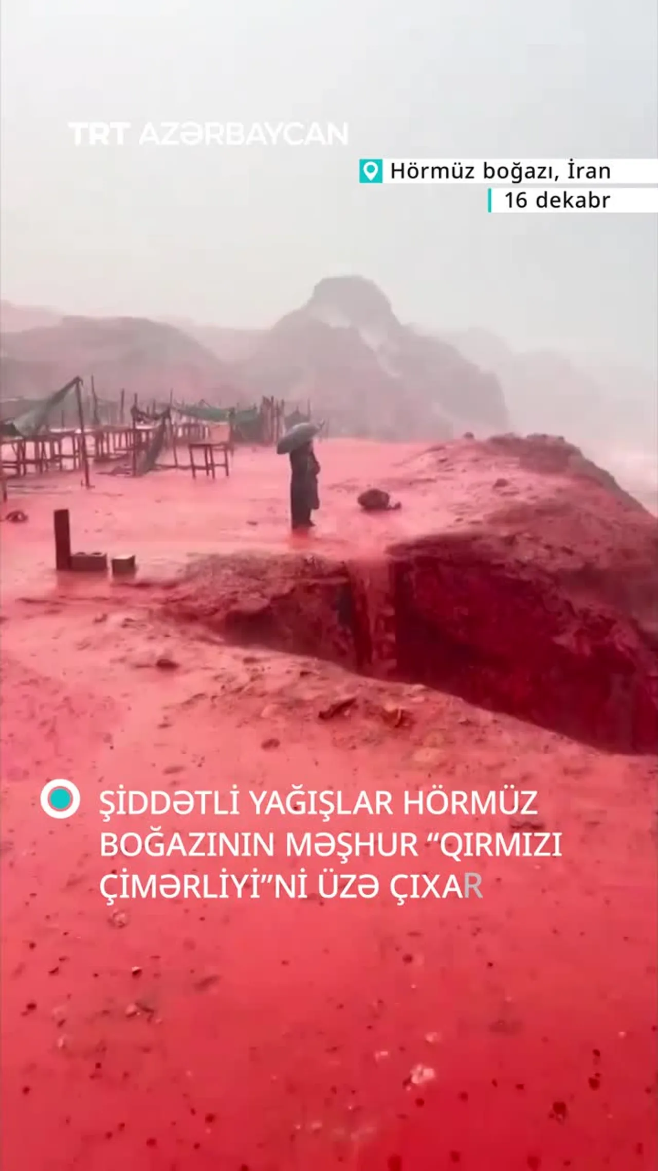 Hörmüz boğazının məşhur “Qırmızı çimərliyi”