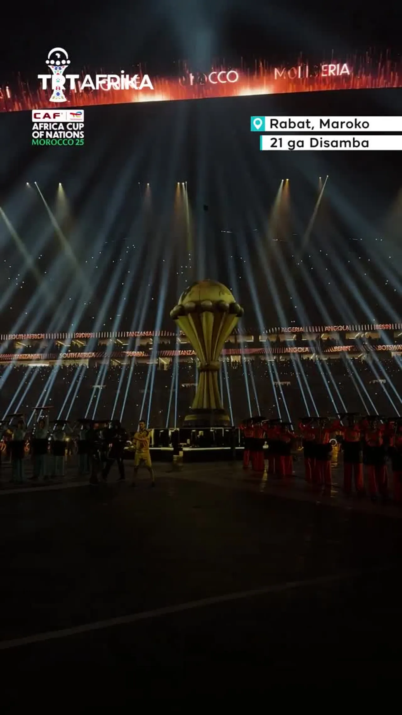 Shagalin bikin buɗe gasar AFCON 2025 a Maroko