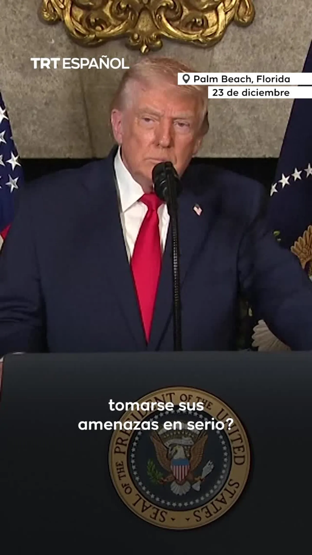 Trump amenaza a Maduro si no dimite