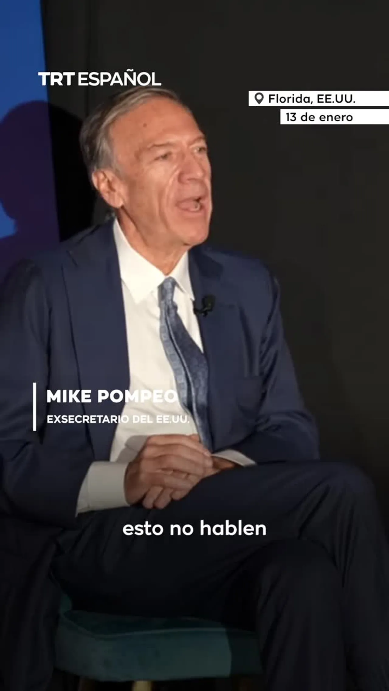 "Las víctimas fueron el pueblo de Israel" - Mike Pompeo, exsecretario de Estado de EE.UU.