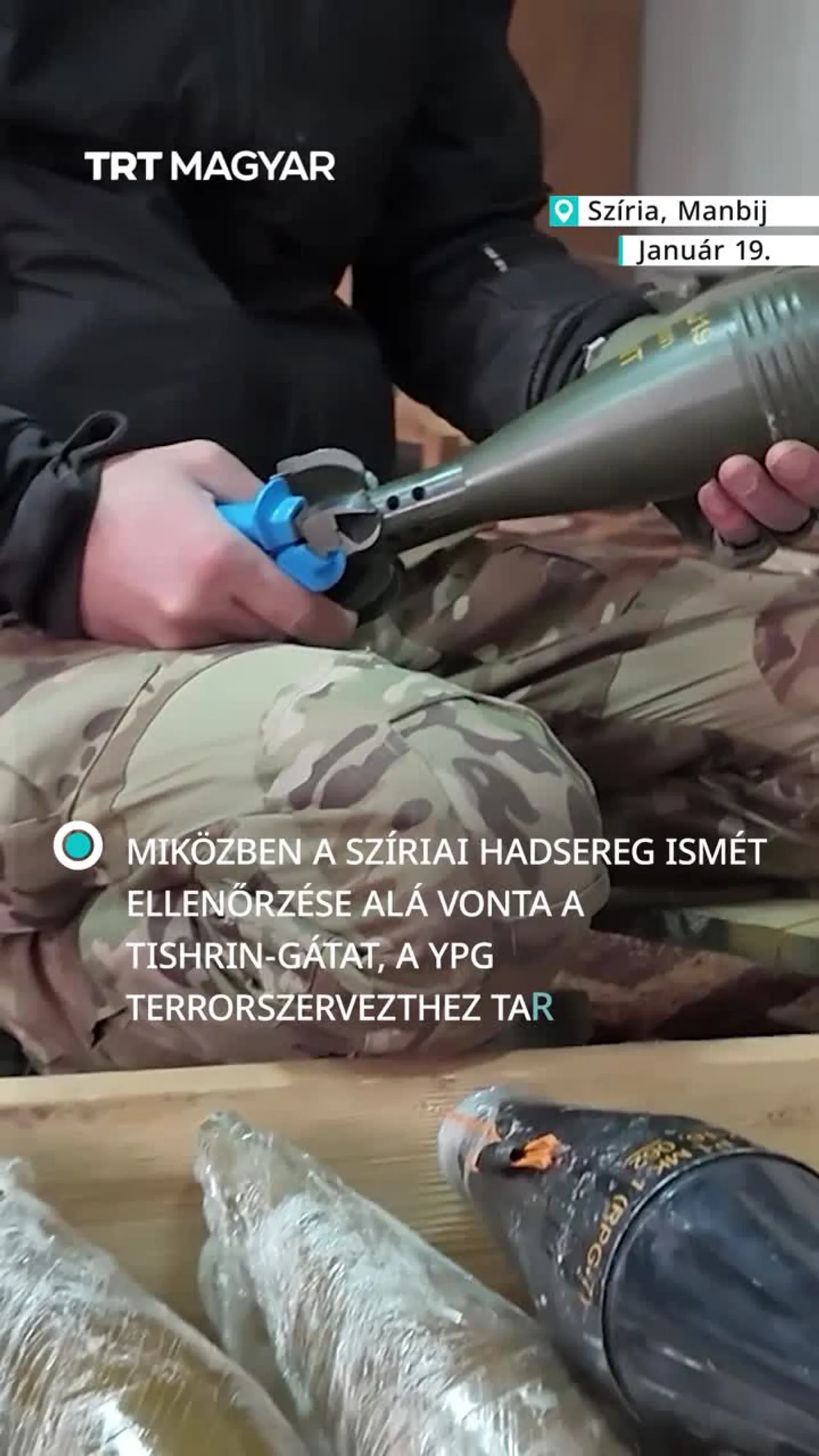 A szíriai hadsereg ismét ellenőrzése alá vonta Tishrin-gátat