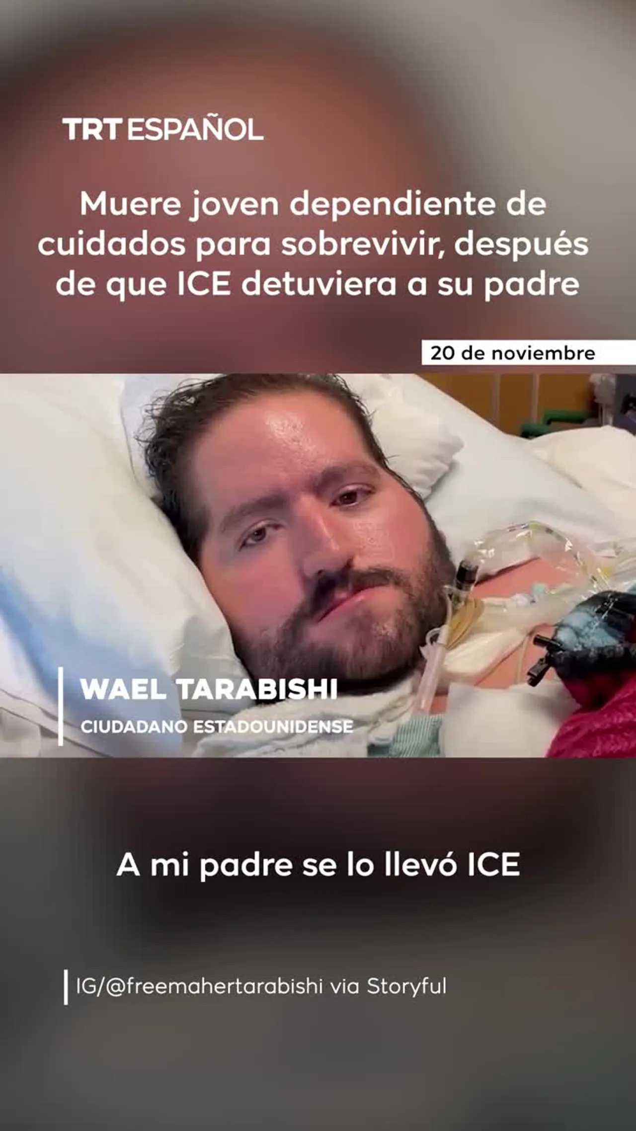 Joven muere tras detención a su padre por ICE