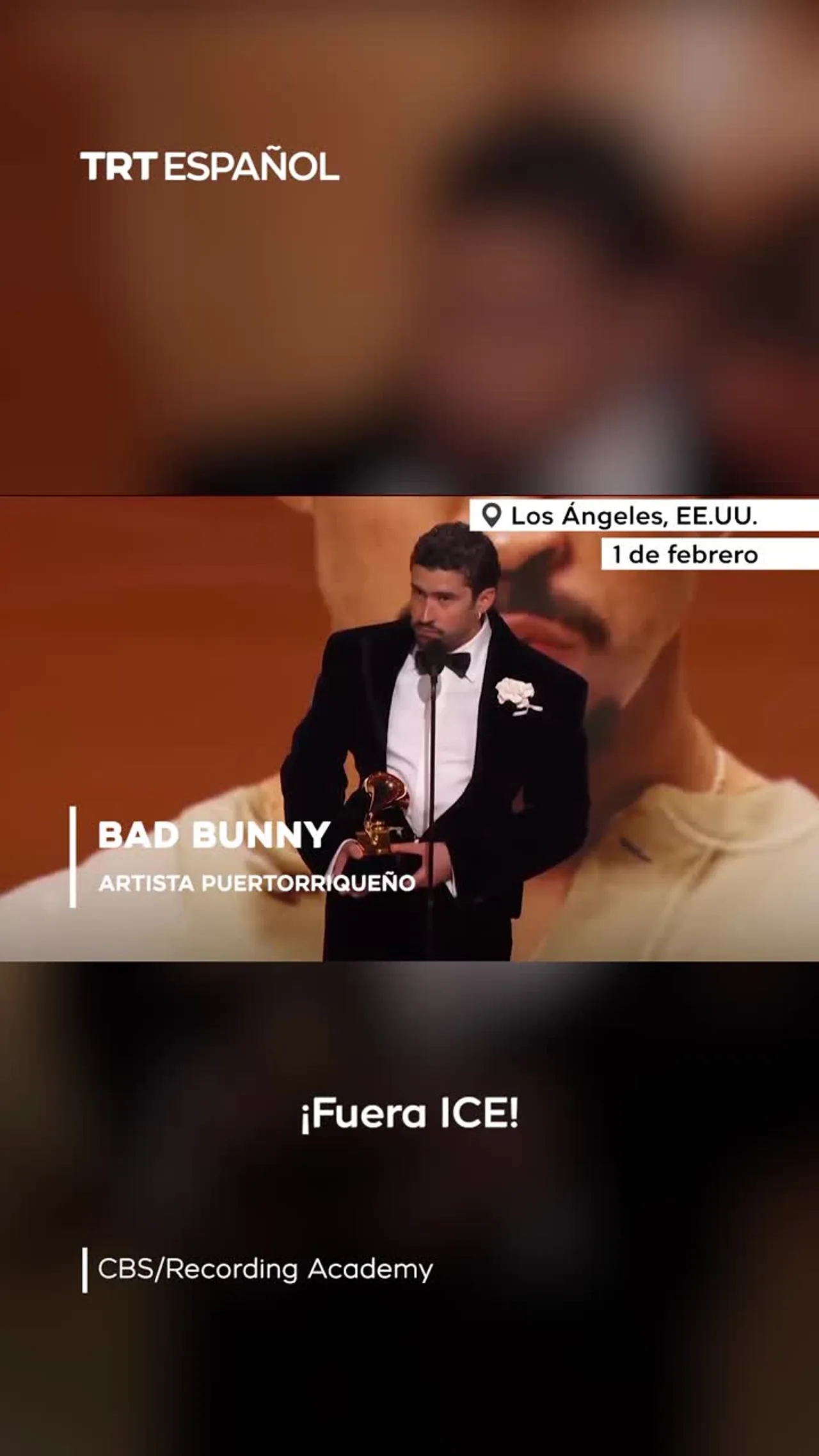 Bad Bunny: "fuera ICE"