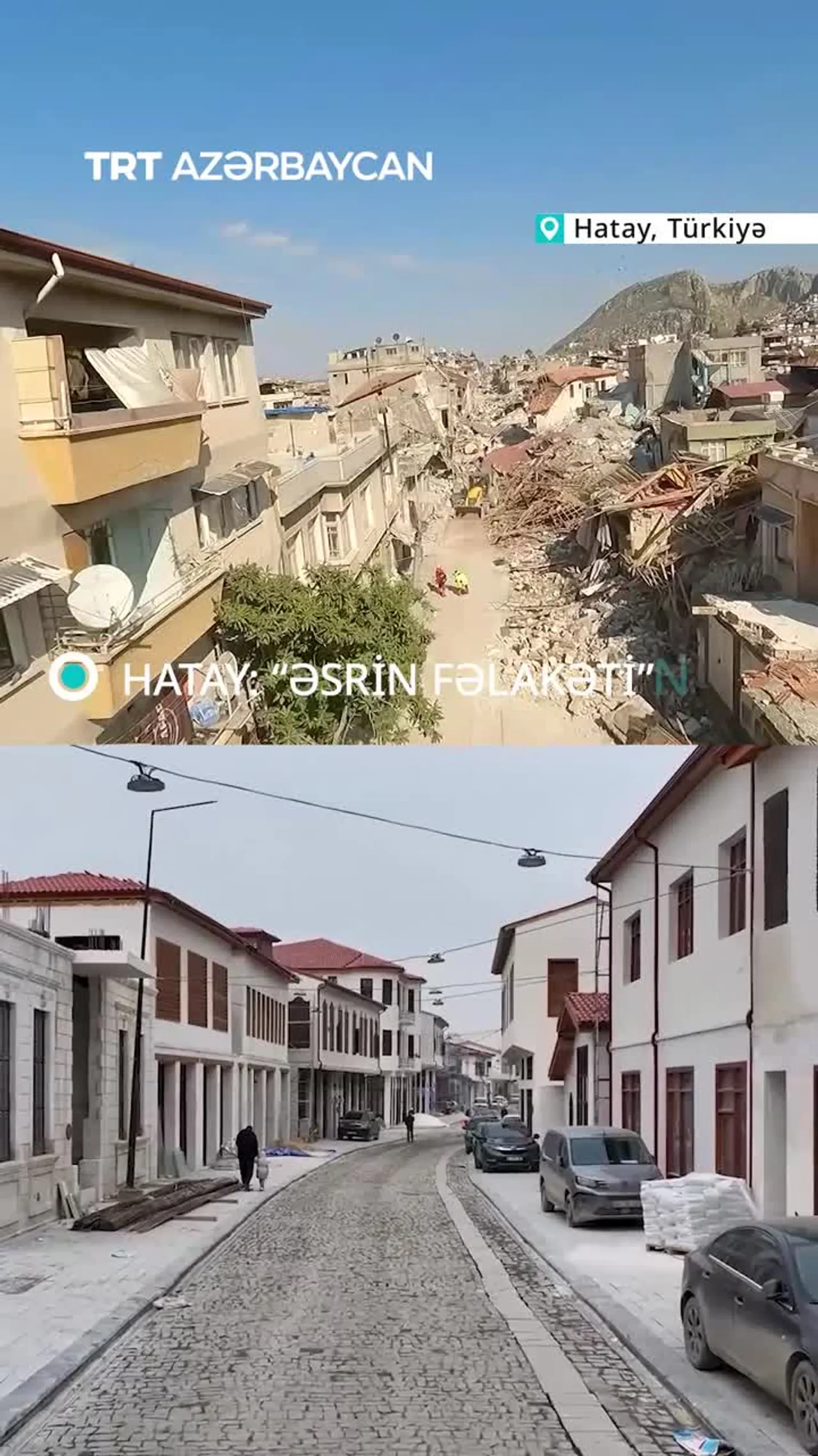 "Əsrin fəlakəti"ndən üç il sonra Hatay şəhəri yenidən qurulur