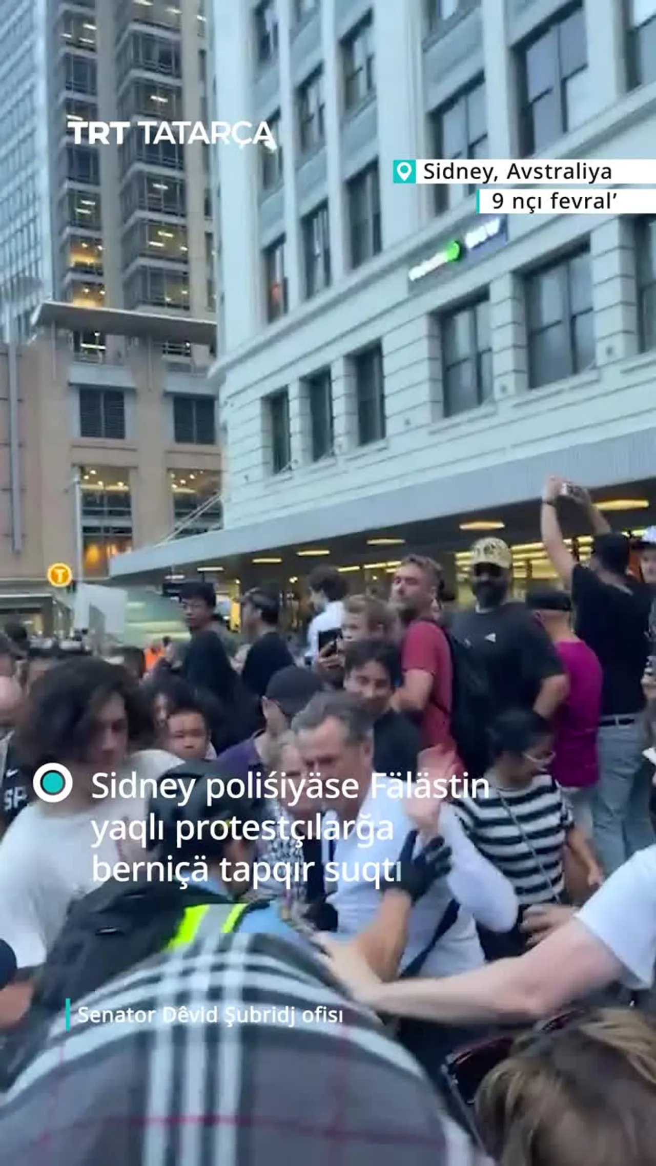 Fälästinne yaqlap uzdırılğan protest çarasında poliśiya ber ir - atqa berniçä tapqır suqtı