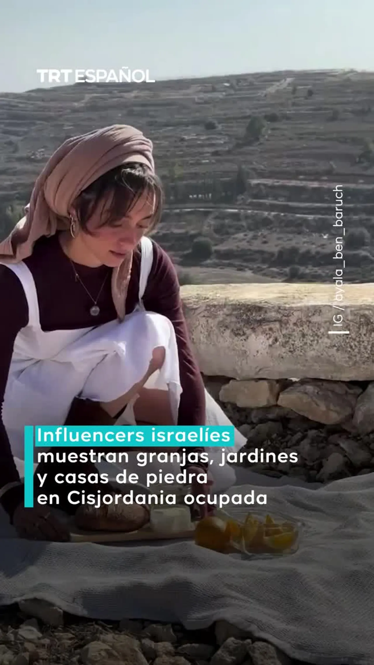 "Influencers" israelíes promueven vida en tierras palestinas robadas