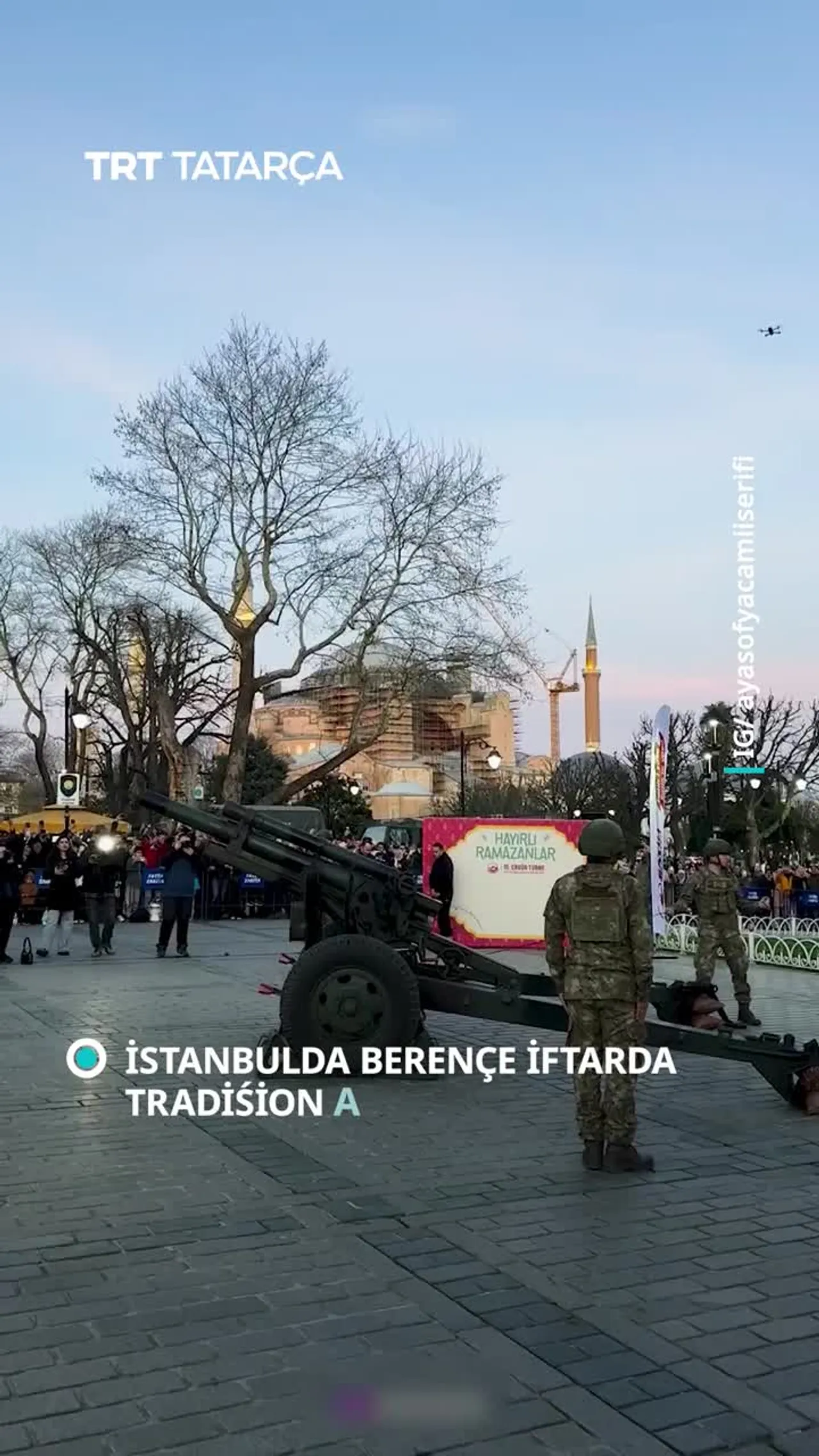 İstanbuldağı iftarda tradiŝion ut açıldı