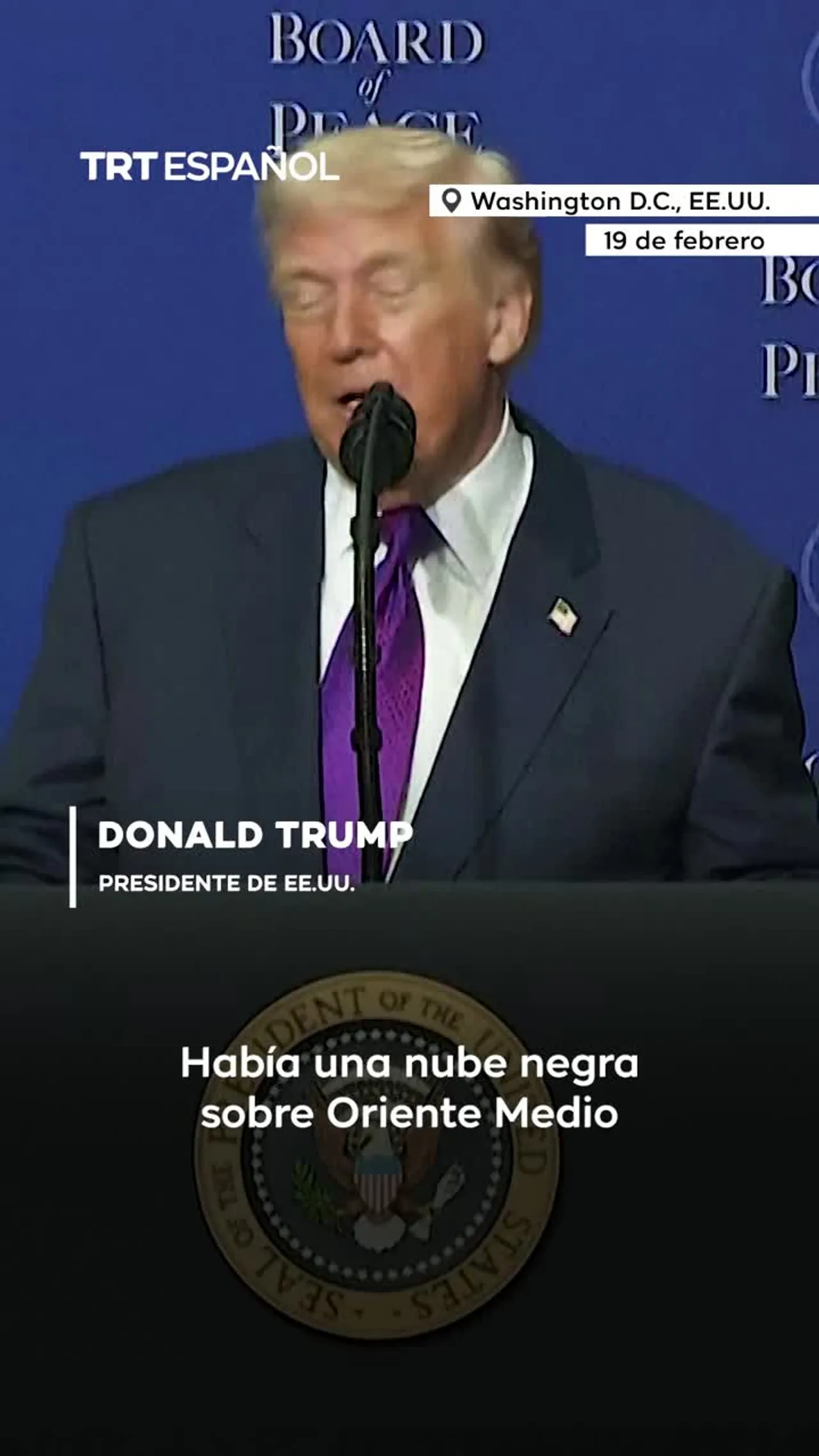 Trump dice que habrá una decisión sobre Irán en 10 días