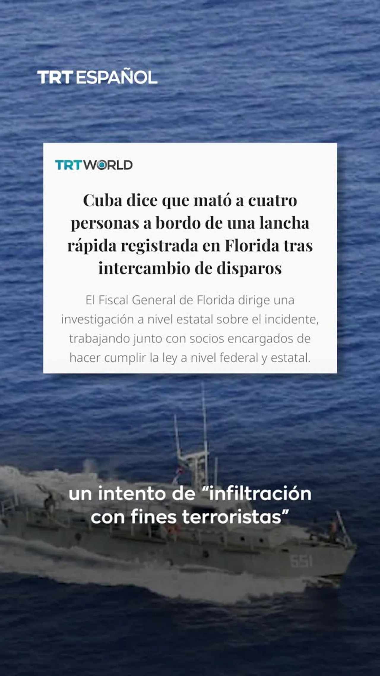 Cuba frusta intento de "infiltración con fines terroristas"