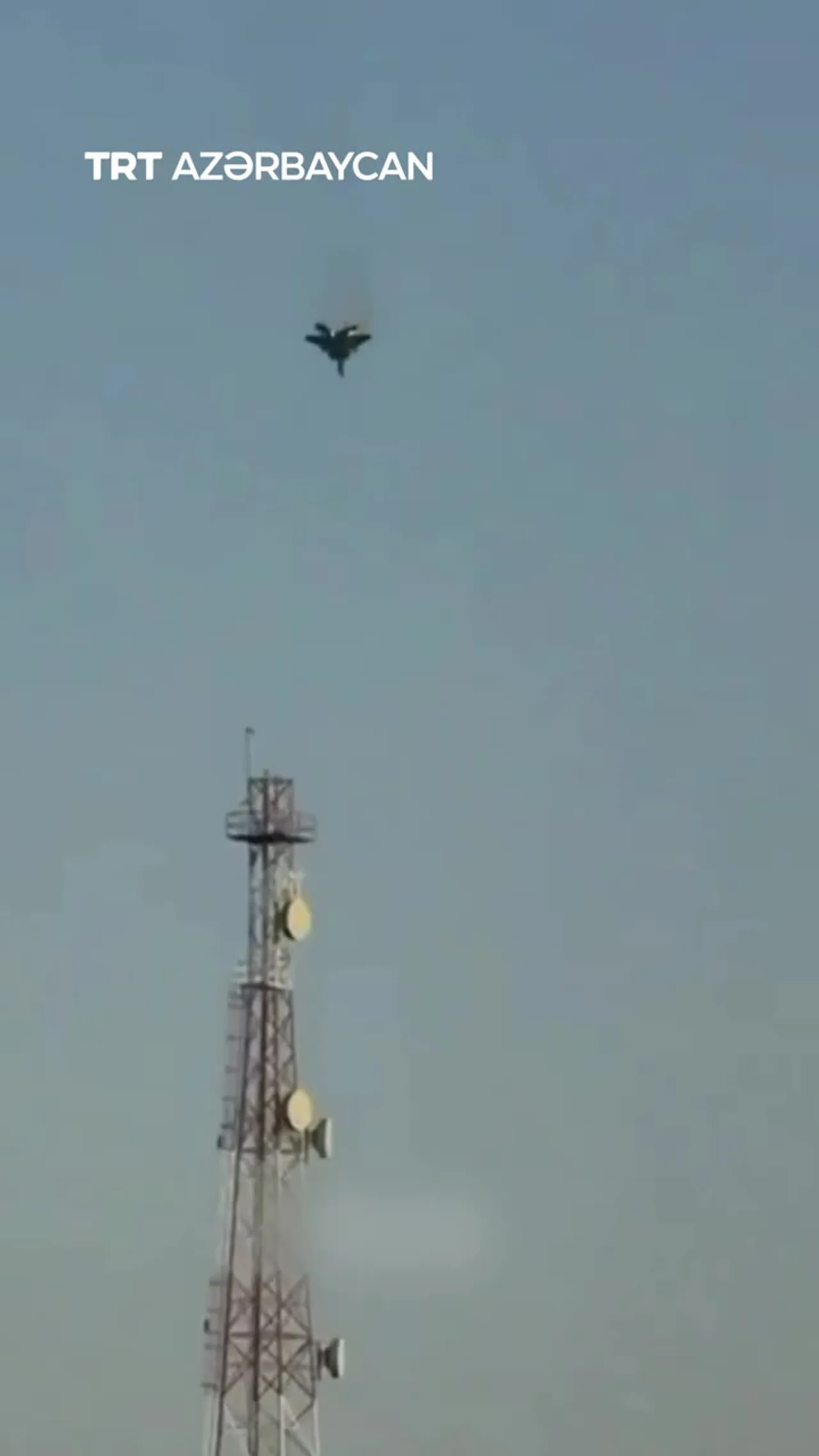 Pilot təyyarə qəzaya uğramadan əvvəl özünü təhlükəsiz şəkildə katapult edib