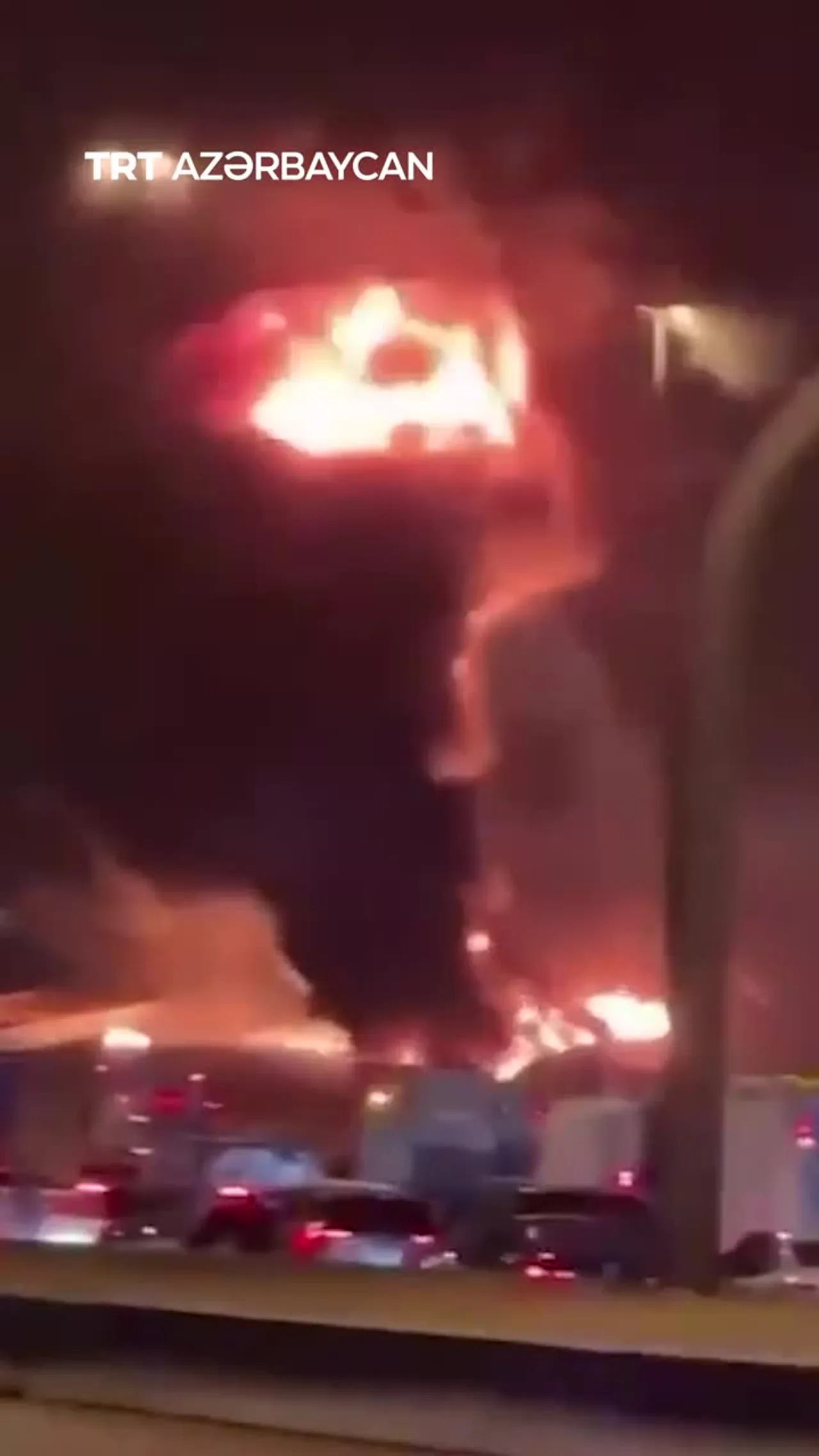 İranın hücumundan sonra ABŞ-nin Ər-Riyaddakı səfirliyindən tüstü yüksəlib