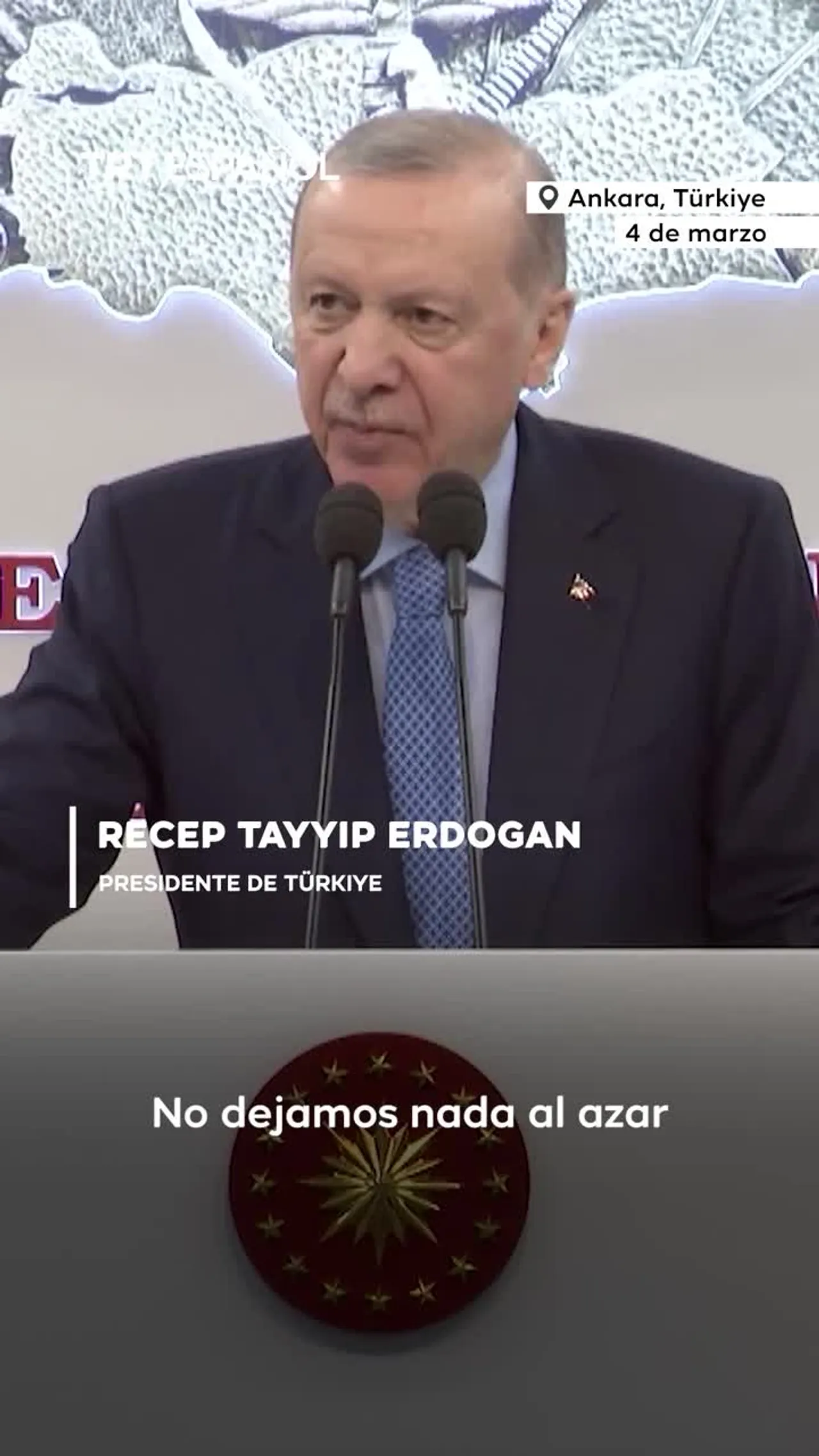 Türkiye "no deja nada al azar"