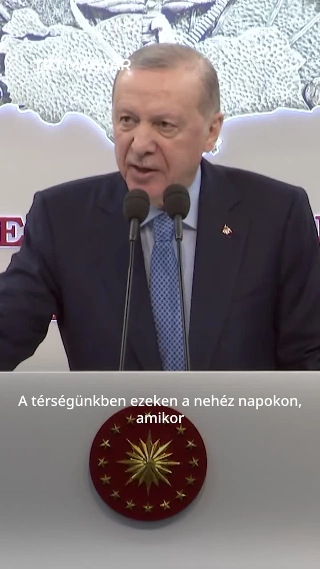 Erdoğan kihangsúlyozta az erős határvédelmet miután elfogtak egy iráni rakétát