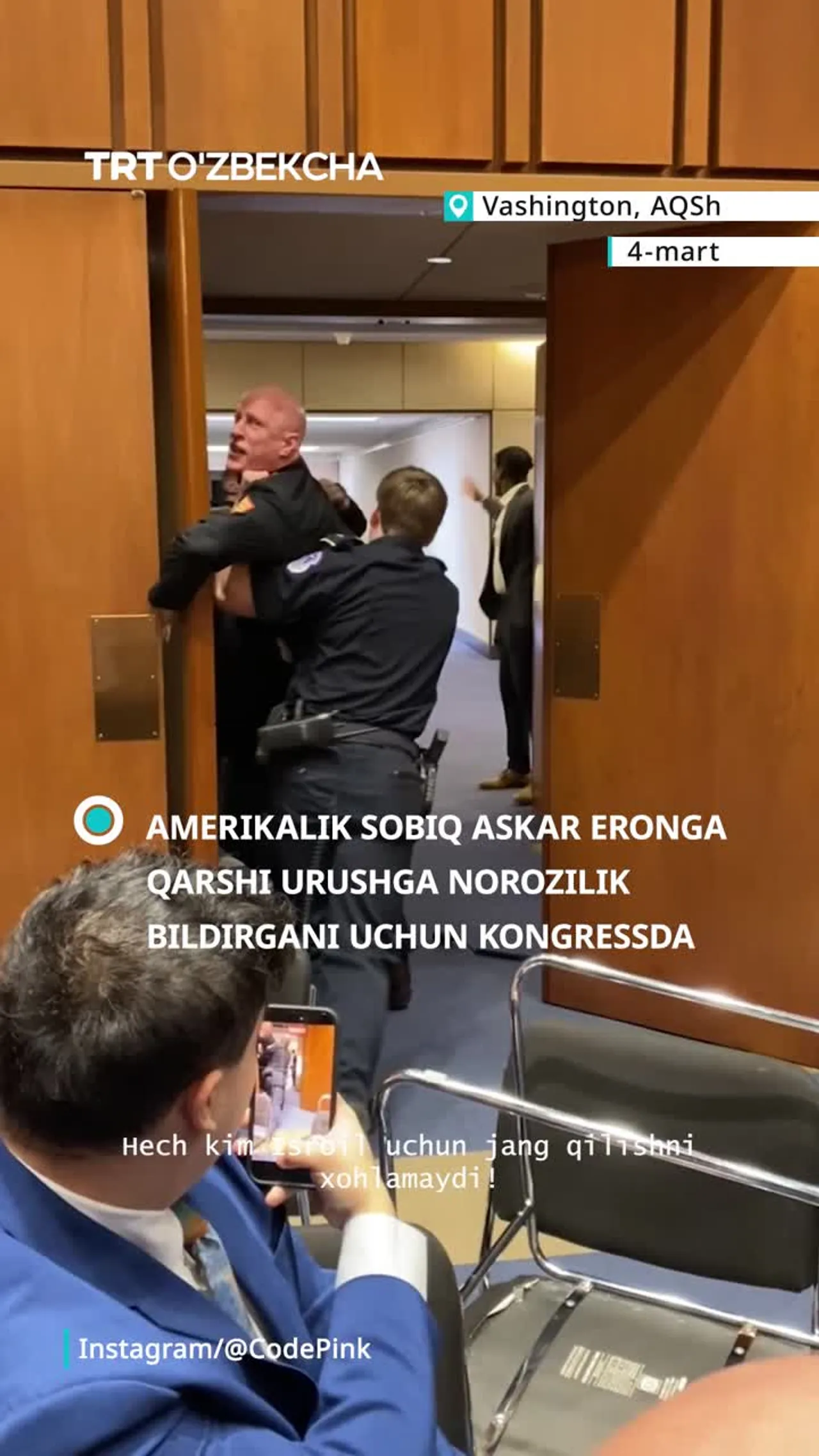 Isroil uchun jang qilishga qarshi bo'lgan AQSh askari hibsga olindi