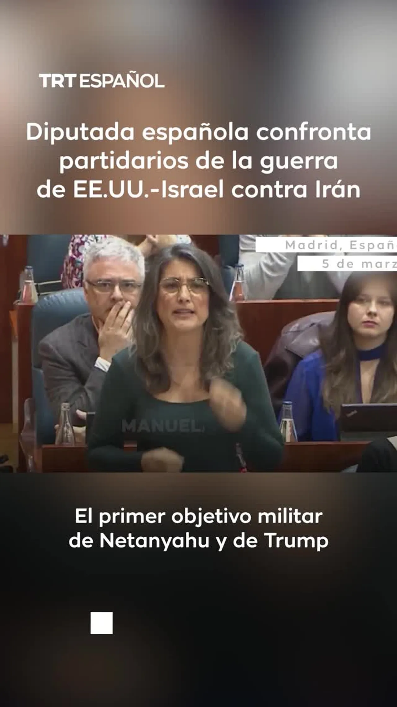 "Si tanto les gusta la guerra, vayan ustedes" - Manuela Bergerot carga contra Ayuso