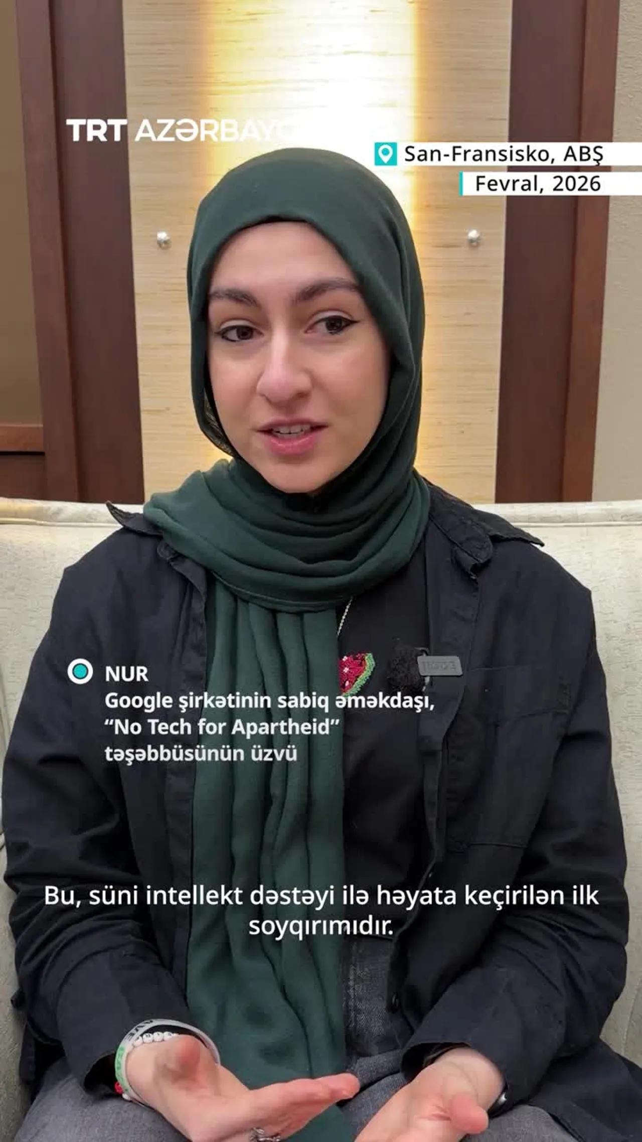 Bu, süni intellekt dəstəyi ilə həyata keçirilən ilk soyqırımıdır