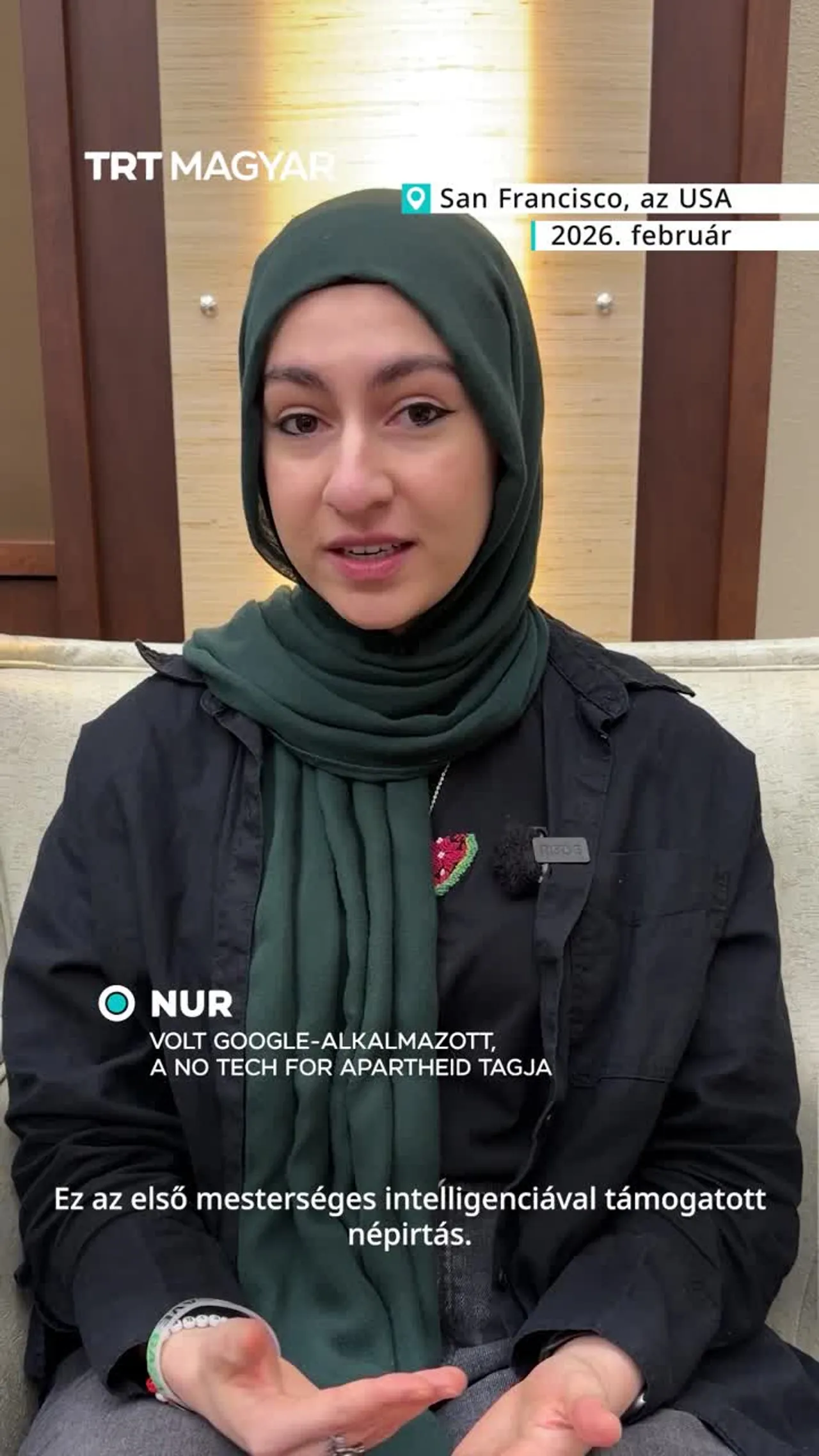 Az első mesterséges intelligencia által támogatott népirtás