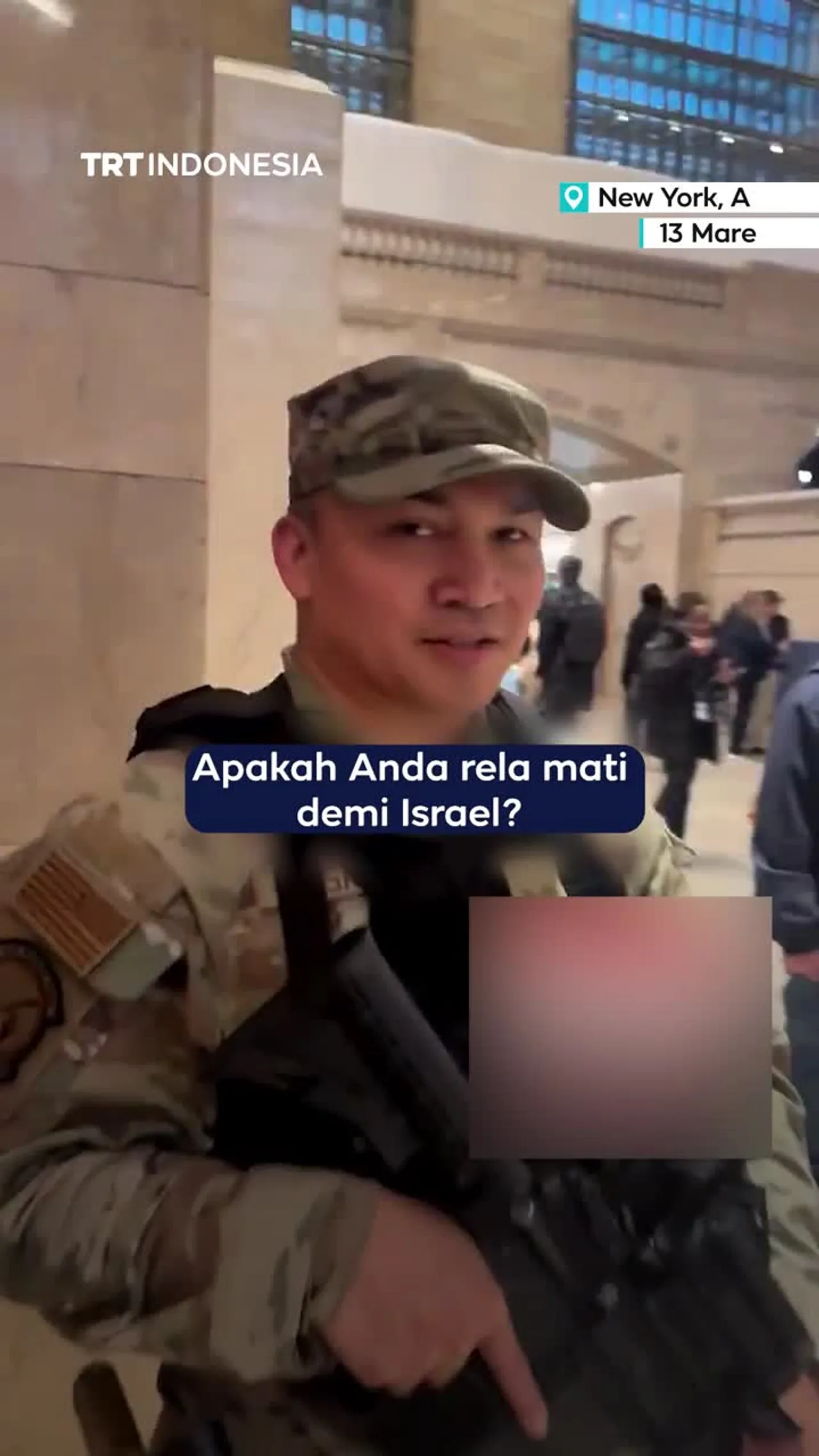 Tentara AS ditanya: bersedia mati untuk Israel?