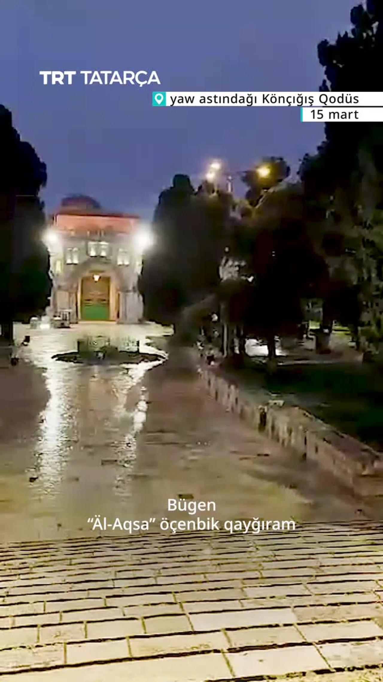 İminlek xezmätkäre “Äl-Aqsa” mäçete öçen qayğıra