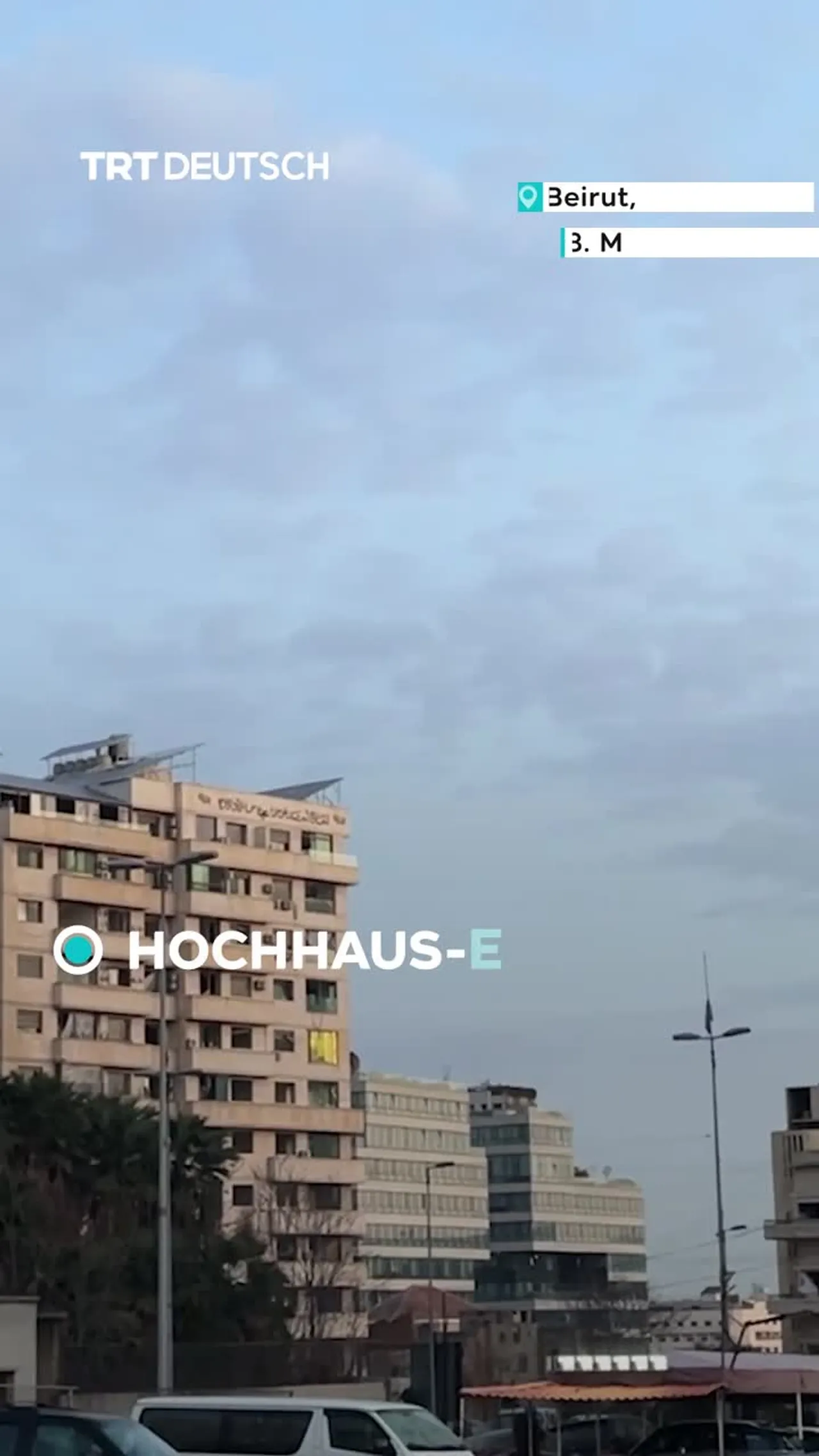 Hochhaus-Einsturz nach Angriff Israels