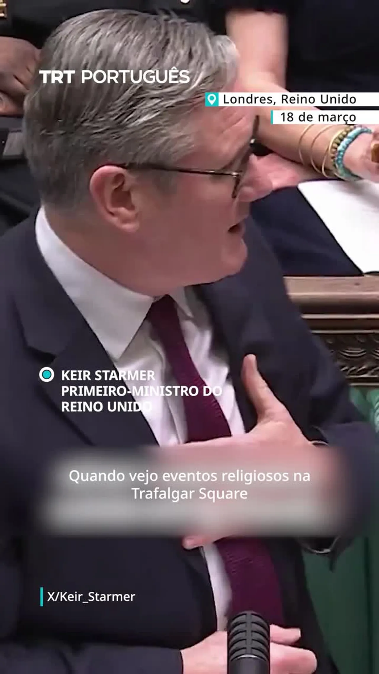 Keir Starmer: “Os conservadores têm um problema com os muçulmanos”
