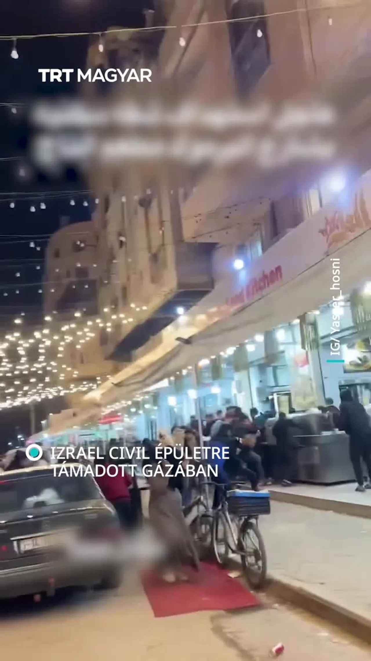 Izrael civil épületre támadott Gázában