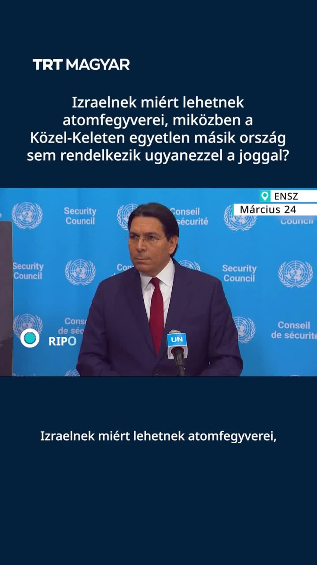 Miért lehet Izraelnek atomfegyvere?