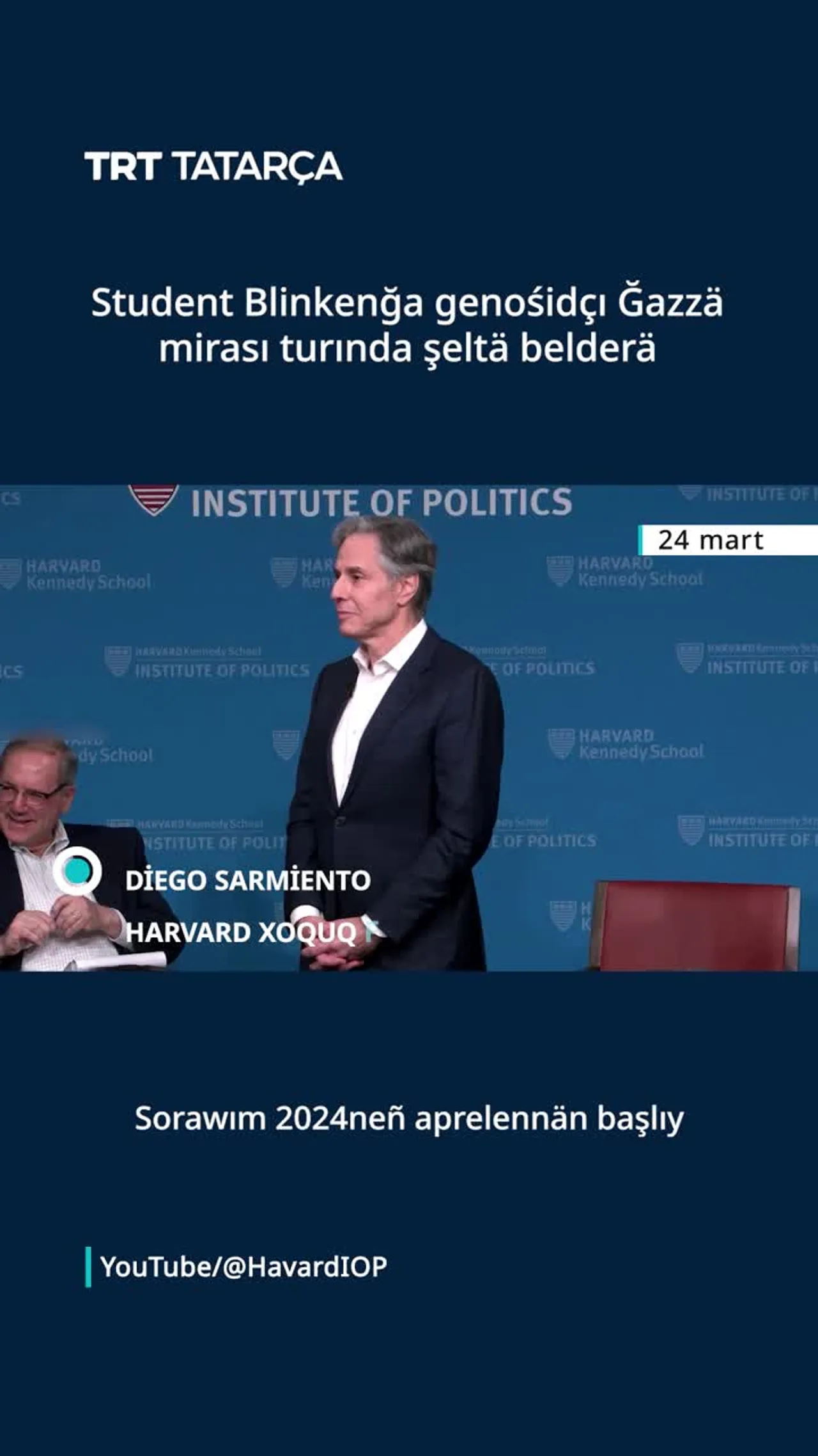 Universitet studentı Blinkenğa Ğazzädäge genośid mirası belän bäyle şik belderde
