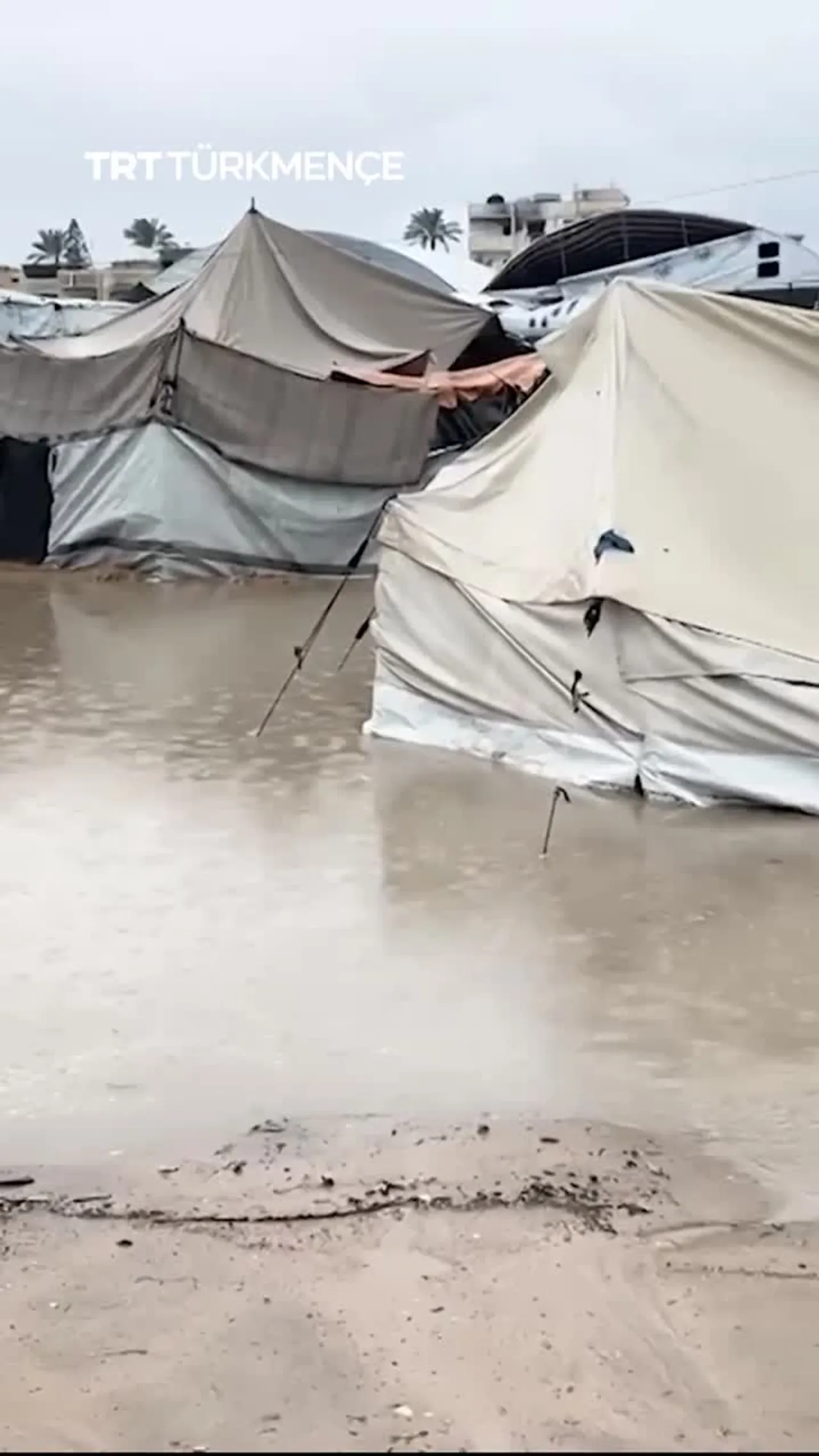 SIL SEBÄPLI GAZADAKY BOSGUN ÇADYRLARY WE GÖÇME HASSAHANALAR SUWYŇ AŞAGYNDA GALDY