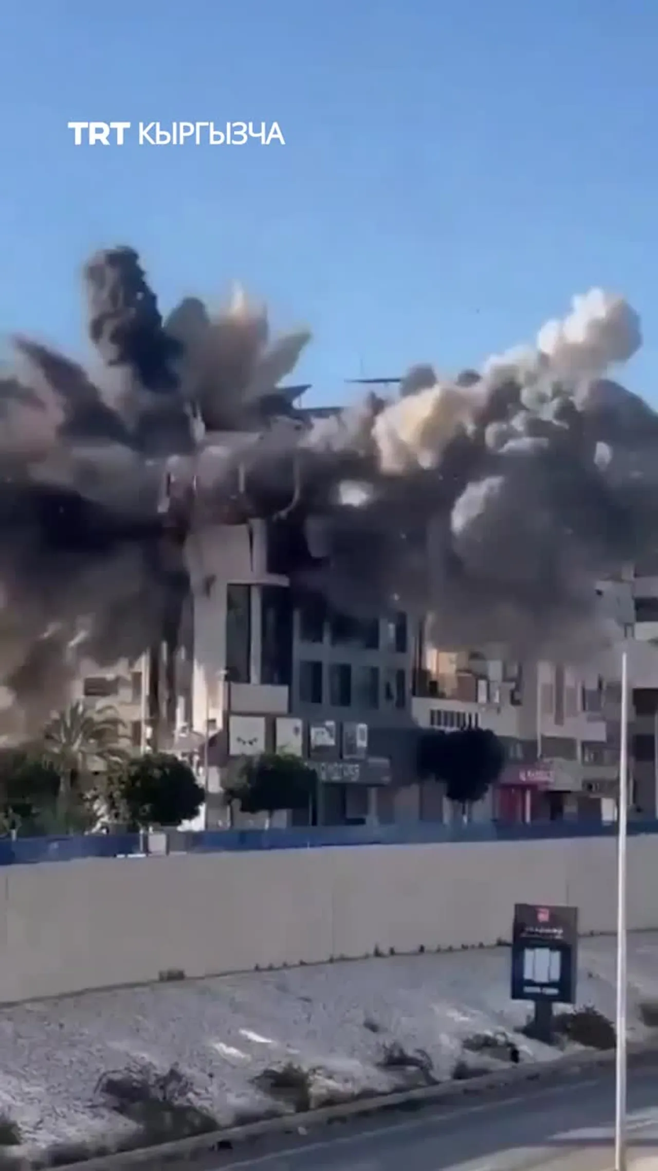 ИЗРАИЛДИН АБА ЧАБУУЛУ БЕЙРУТТУН ТҮШТҮГҮНДӨГҮ ЖАРАНДЫК БИР ИМАРАТТЫ ТАЛКАЛАДЫ