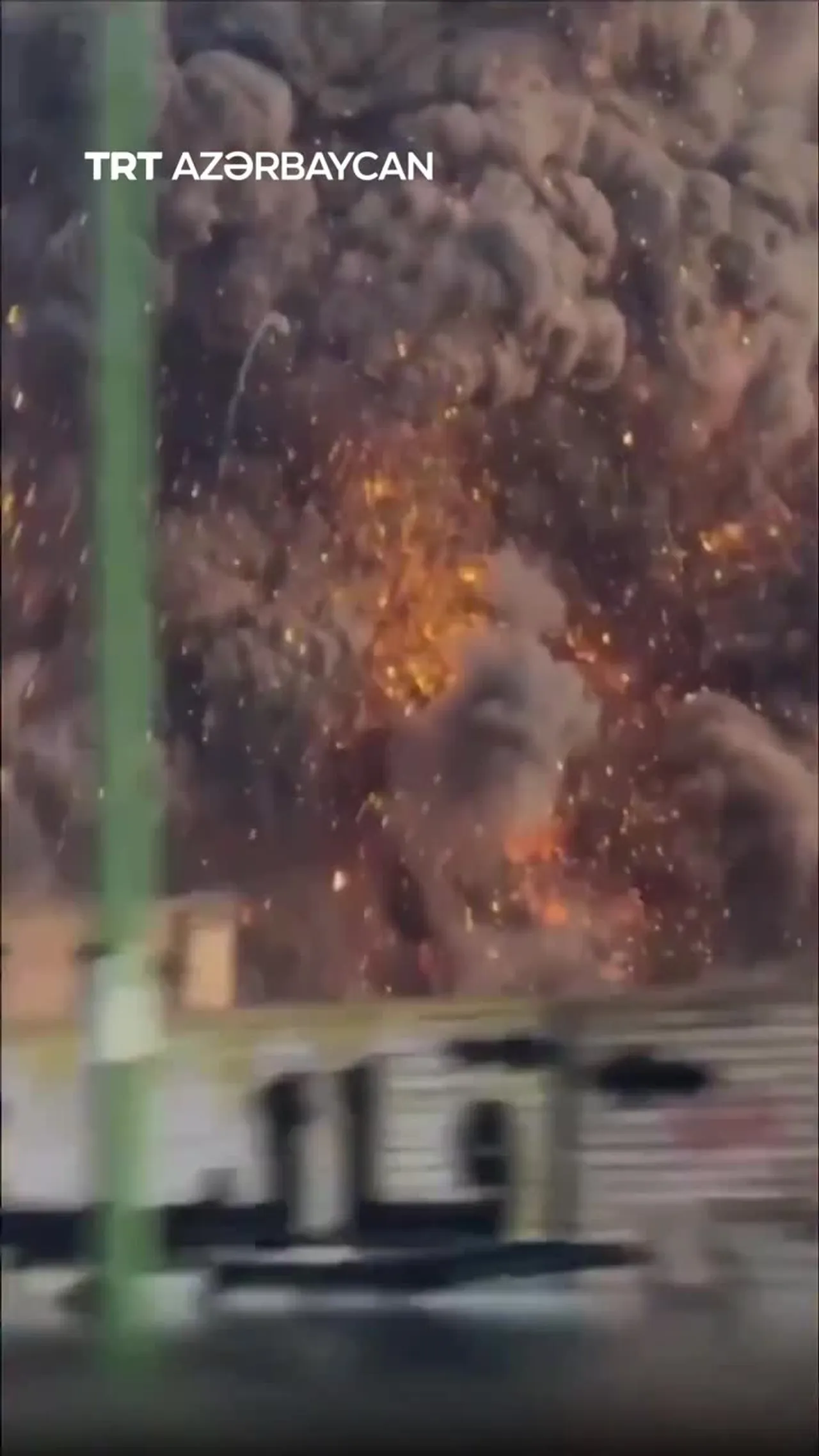 ABŞ və israilin raket obyektini vurması nəticəsində İsfahanda güclü partlayış baş verib