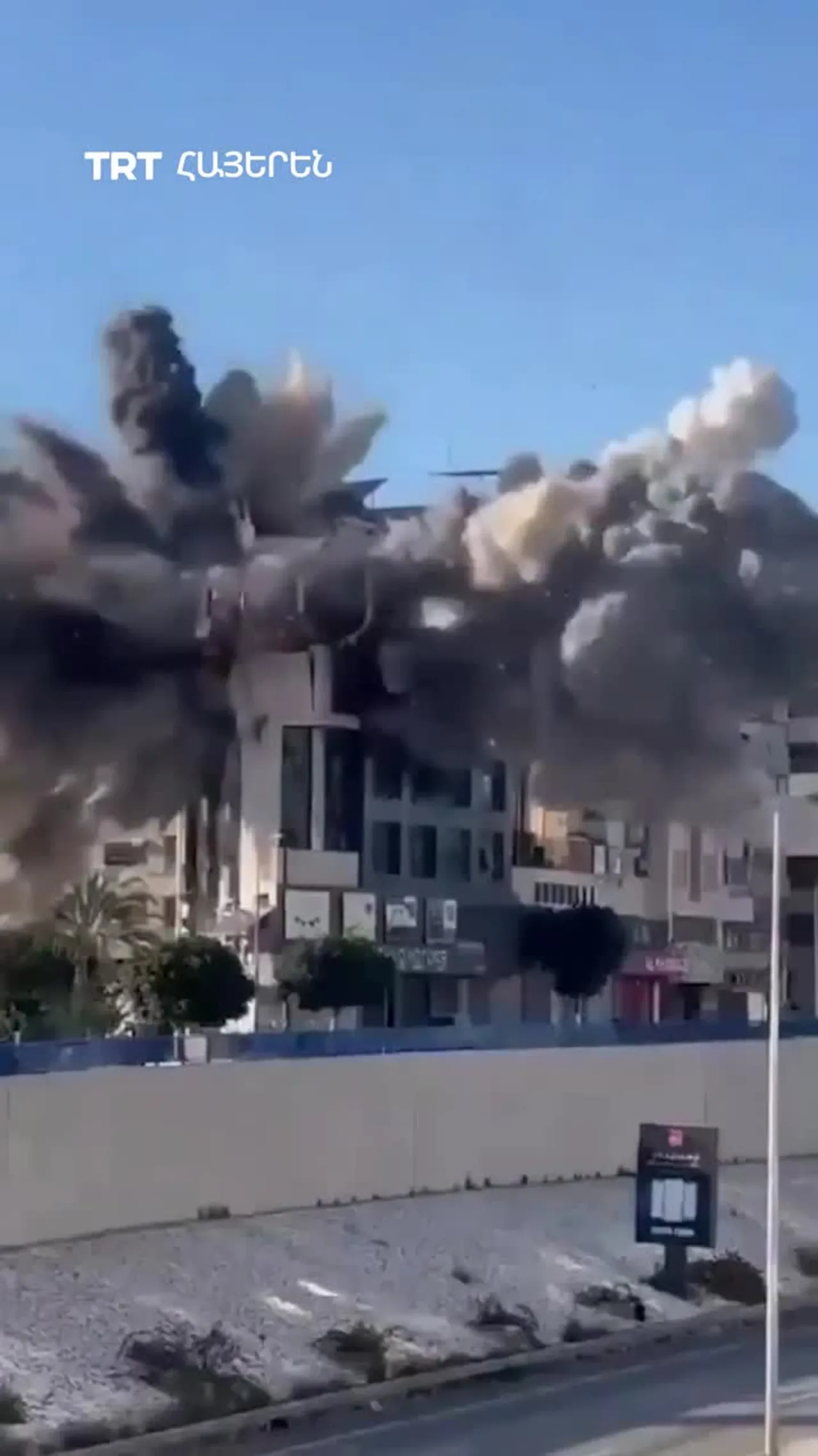 Իսրայելի օդային հարվածը Բեյրութից հարավ գտնվող քաղաքացիական շենք է ավերել