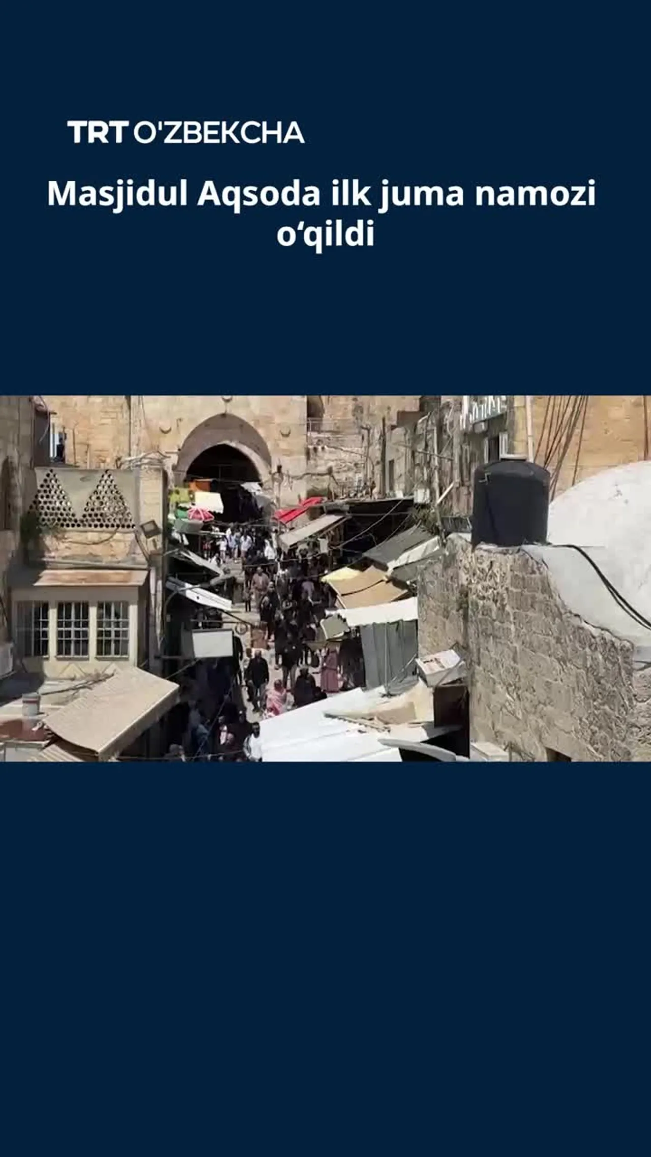 Masjidul Aqsoda ilk juma namozi o‘qildi