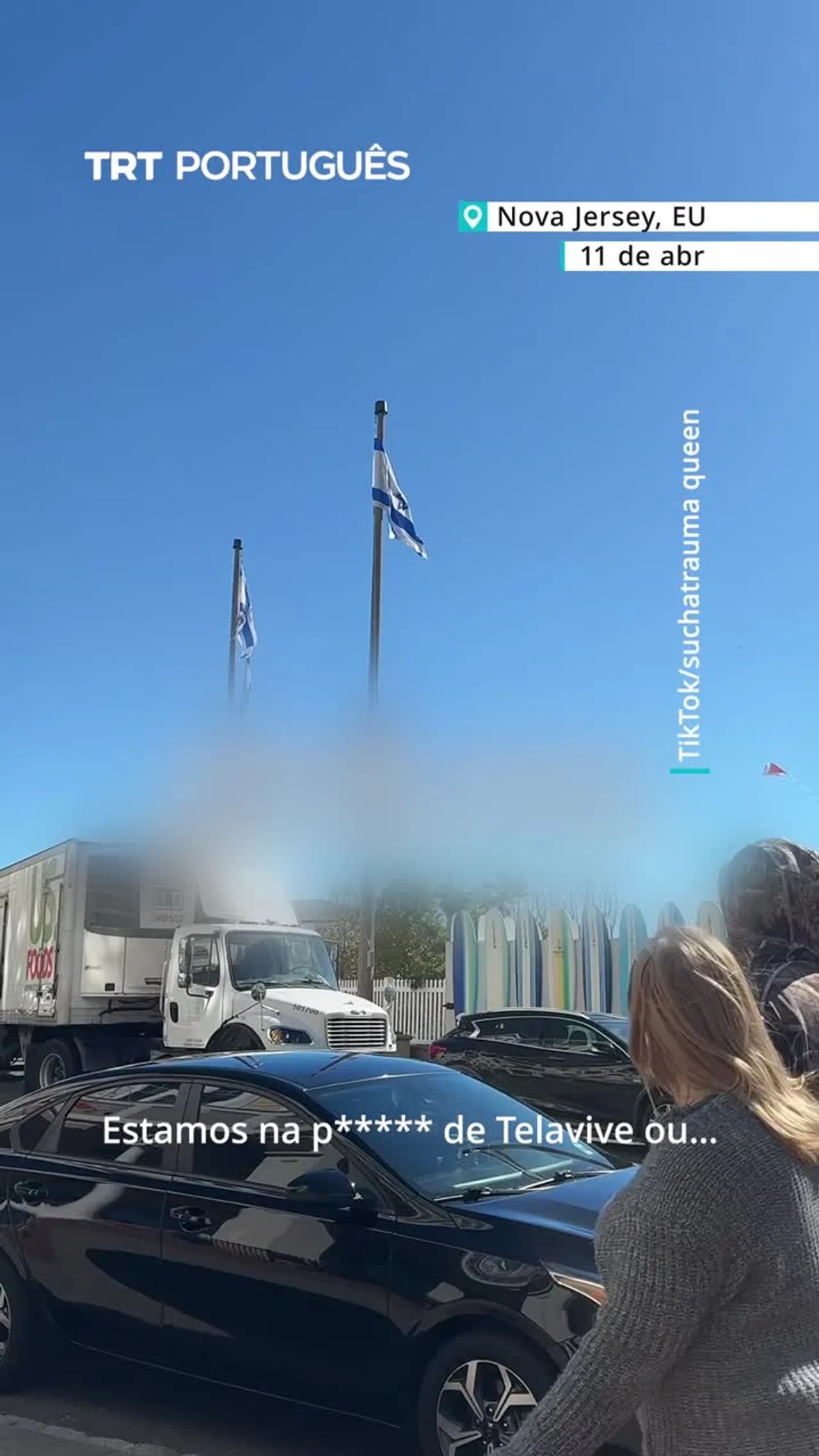 Residentes de Nova Jersey incomodados com o facto de haver mais bandeiras de Israel do que dos EUA