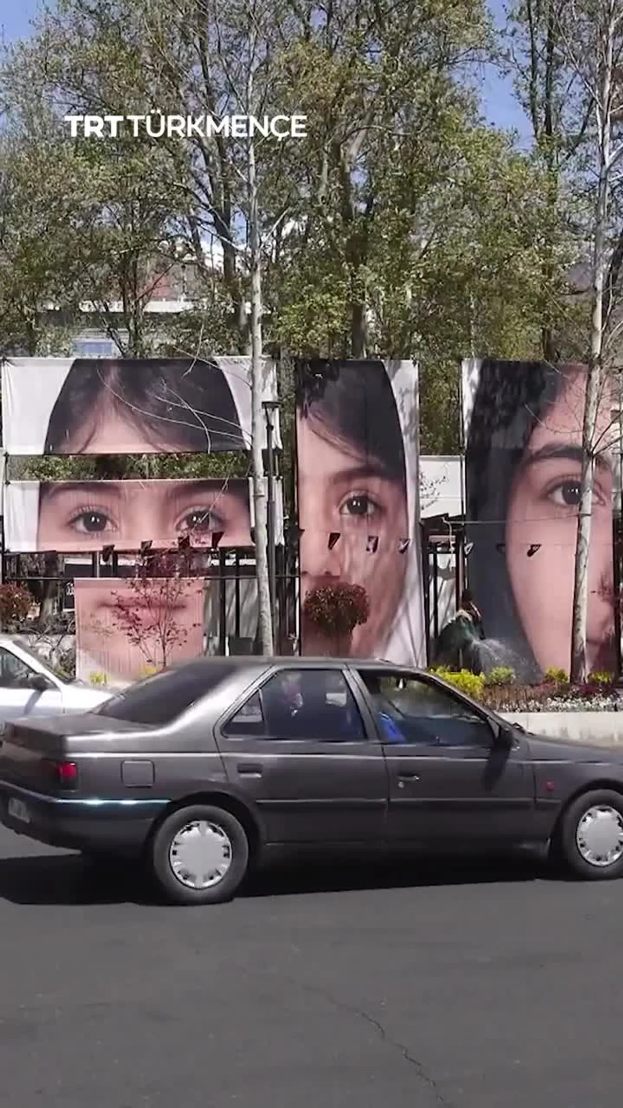 TÄHRAN ABŞ-NYŇ HÜJÜMINDE ÝOGALAN MYNABLY OKUWÇY GYZLARY HATYRALAÝAR