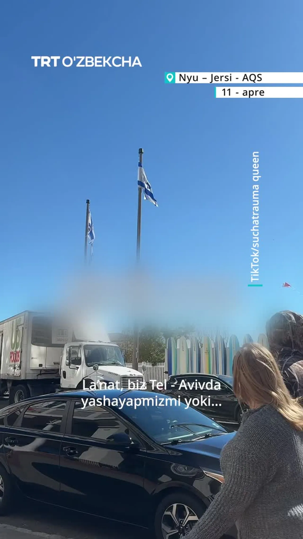 Nyu - Jersi aholisi Isroil bayroqlarining ko‘pligidan norozi