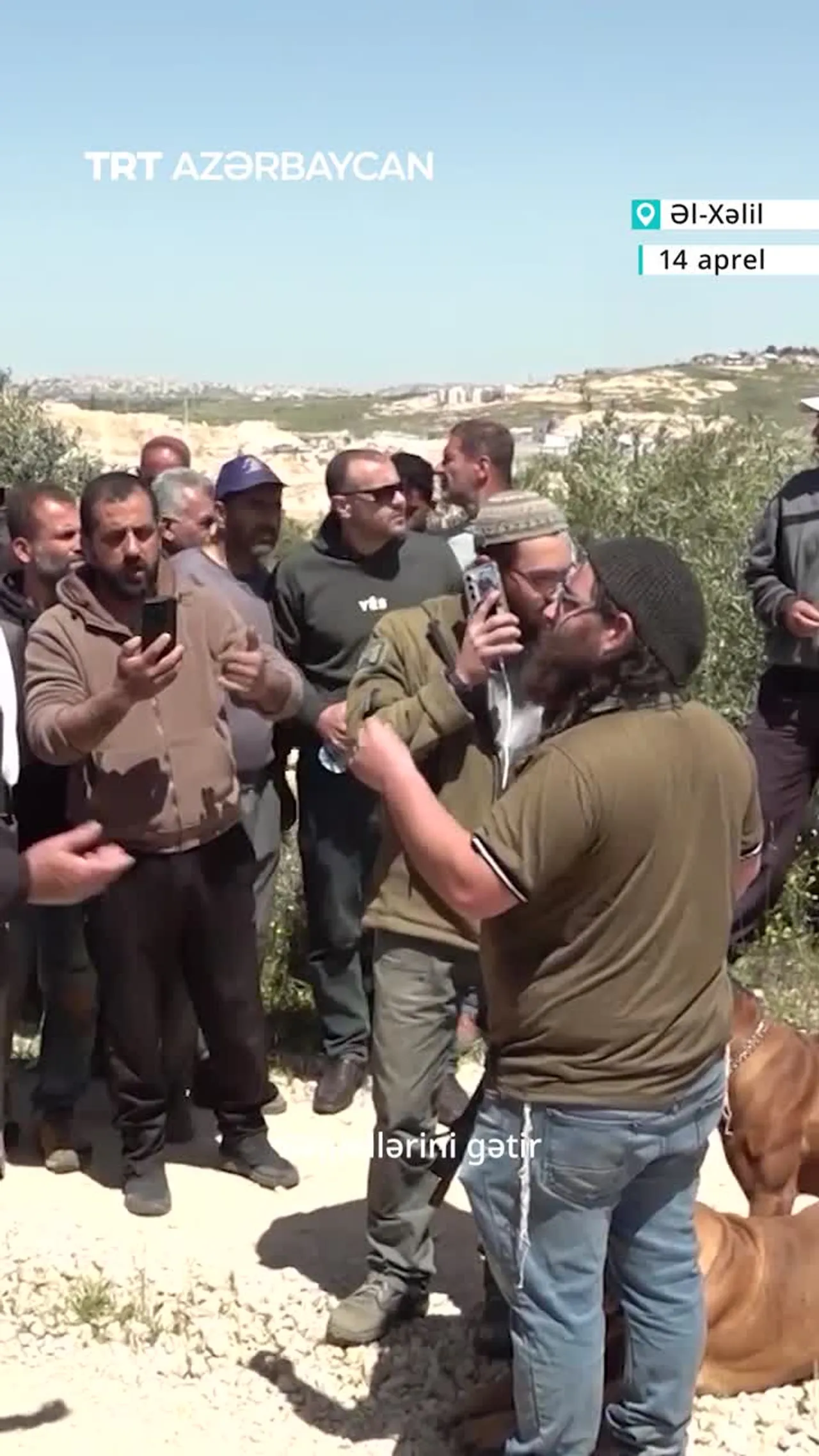 Fələstinlilər Əl-Xəlildə qanunsuz israilli məskunlaşanların evi ələ keçirmələrinin qarşısını alıblar