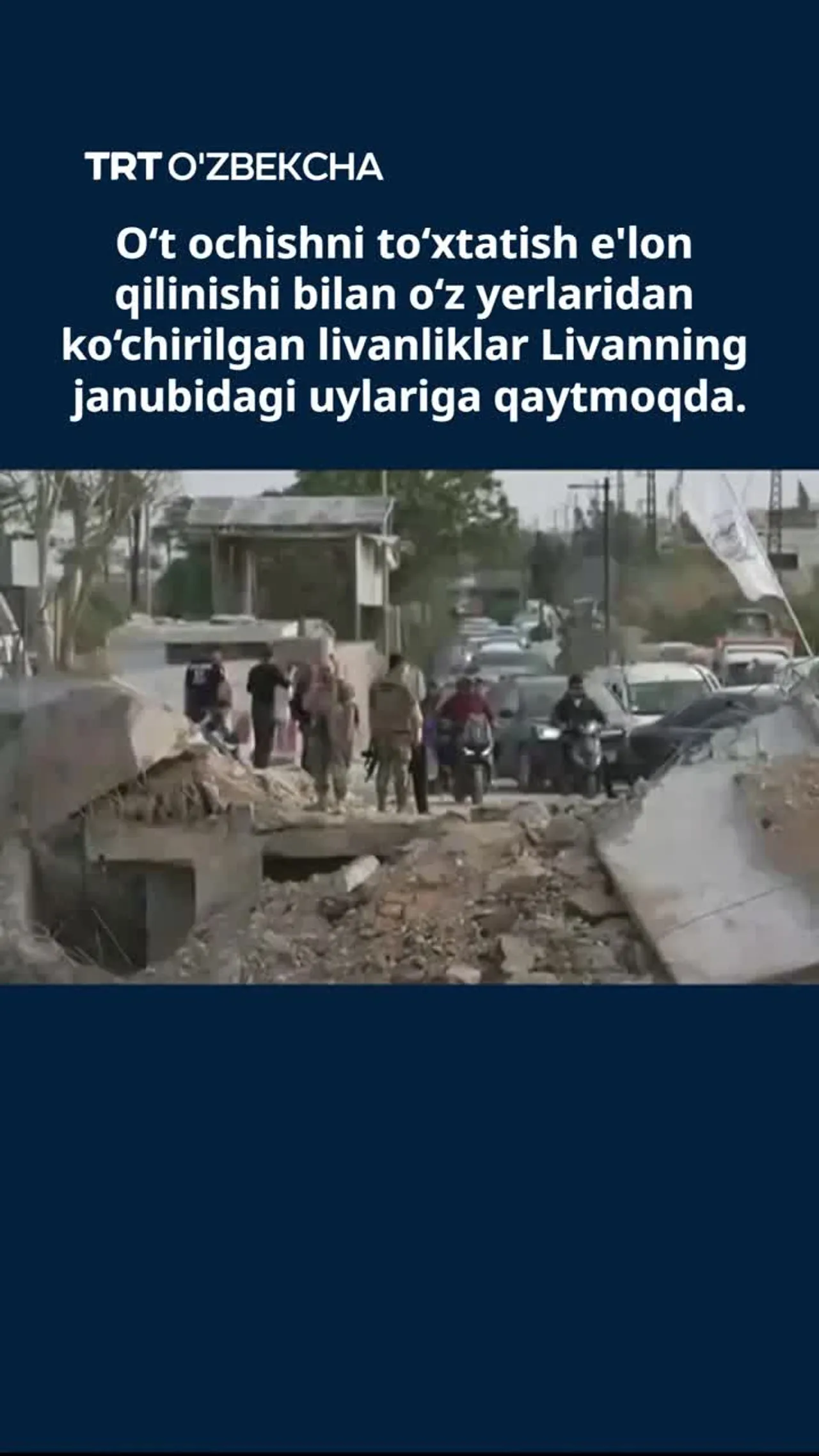 Sulhdan so‘ng Livanliklar uylariga qaytmoqda