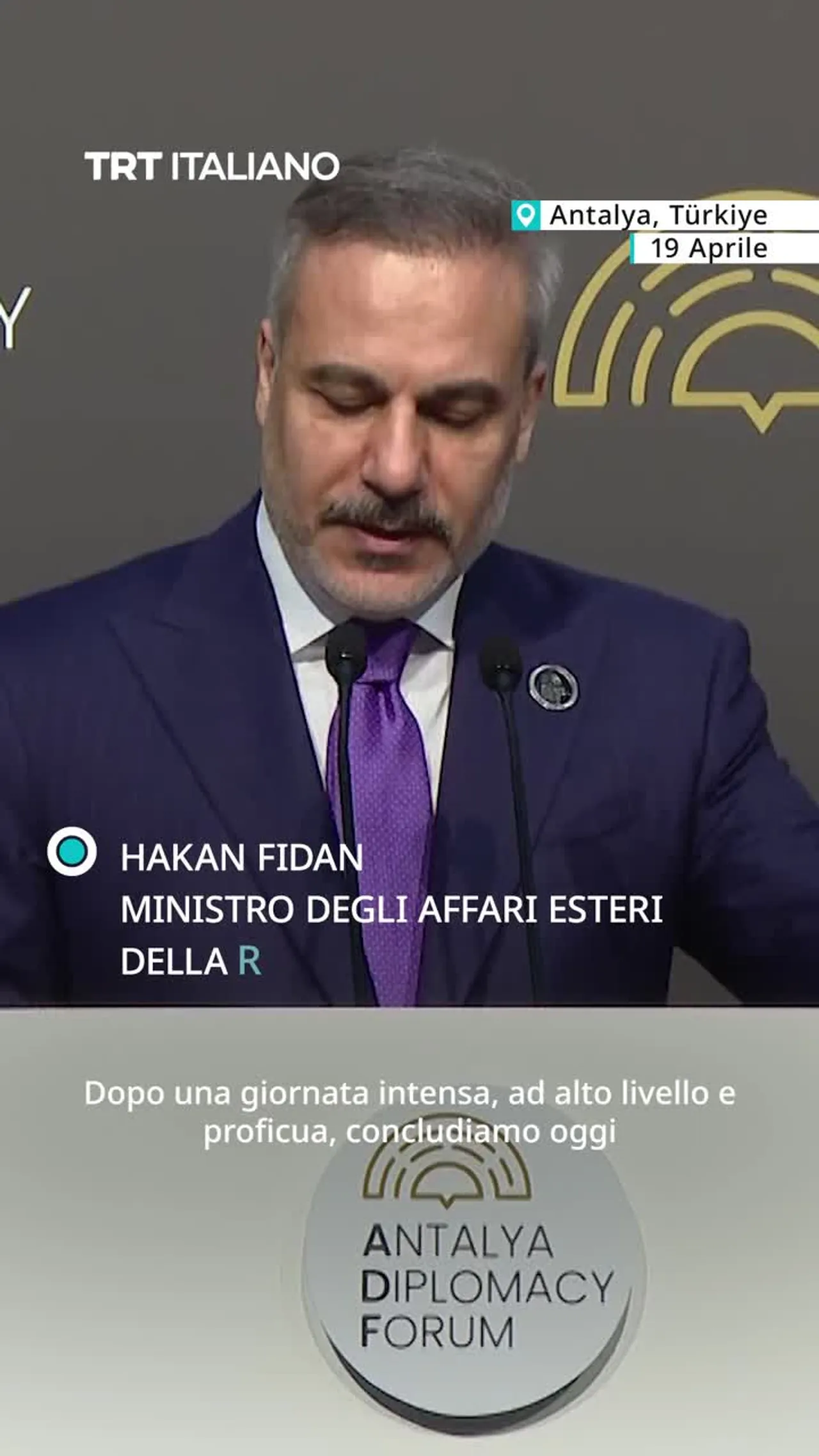 Fidan: Forum diplomatico è diventato una piattaforma rara per il dialogo e la ricerca di soluzioni