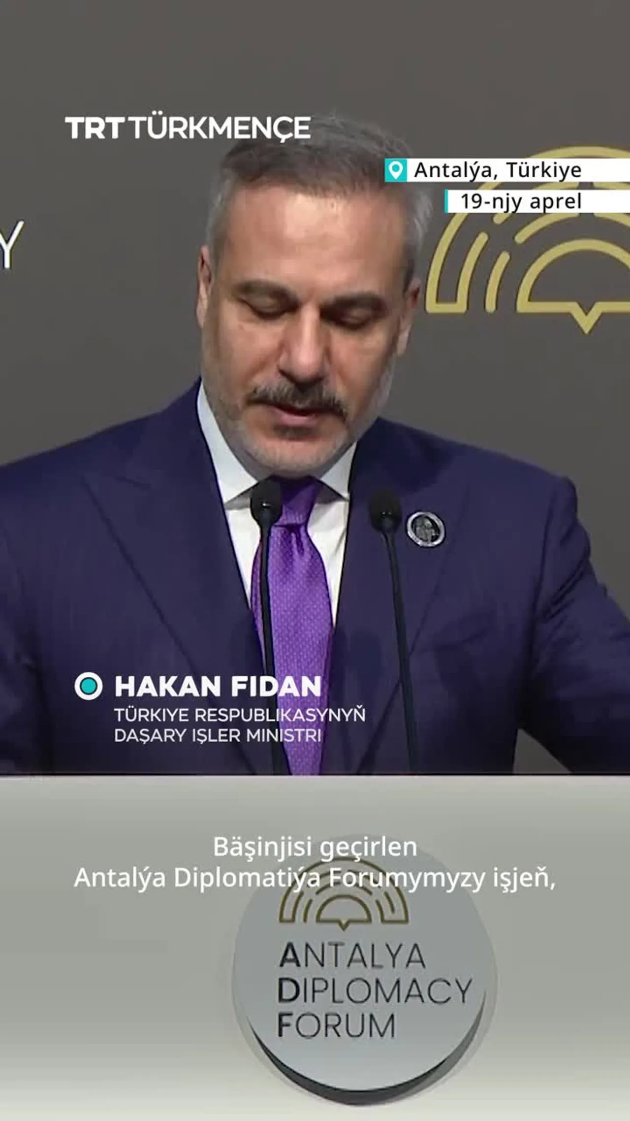 Fidan ADF-niň dialog we çözgütler üçin seýrek platforma öwrülendigini aýtdy