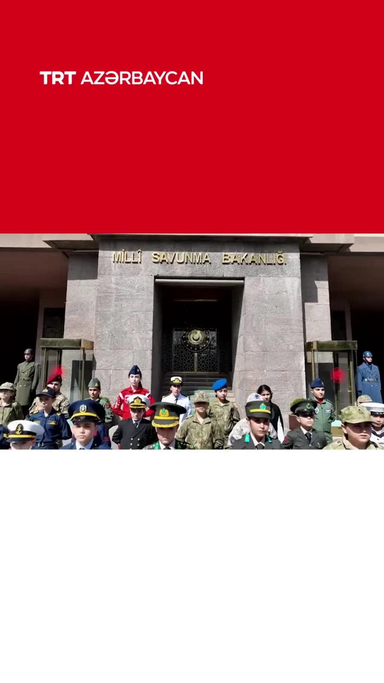 Türk uşaqları Milli Suverenlik və Uşaq Bayramında "Vətən Marşı"nı oxudular