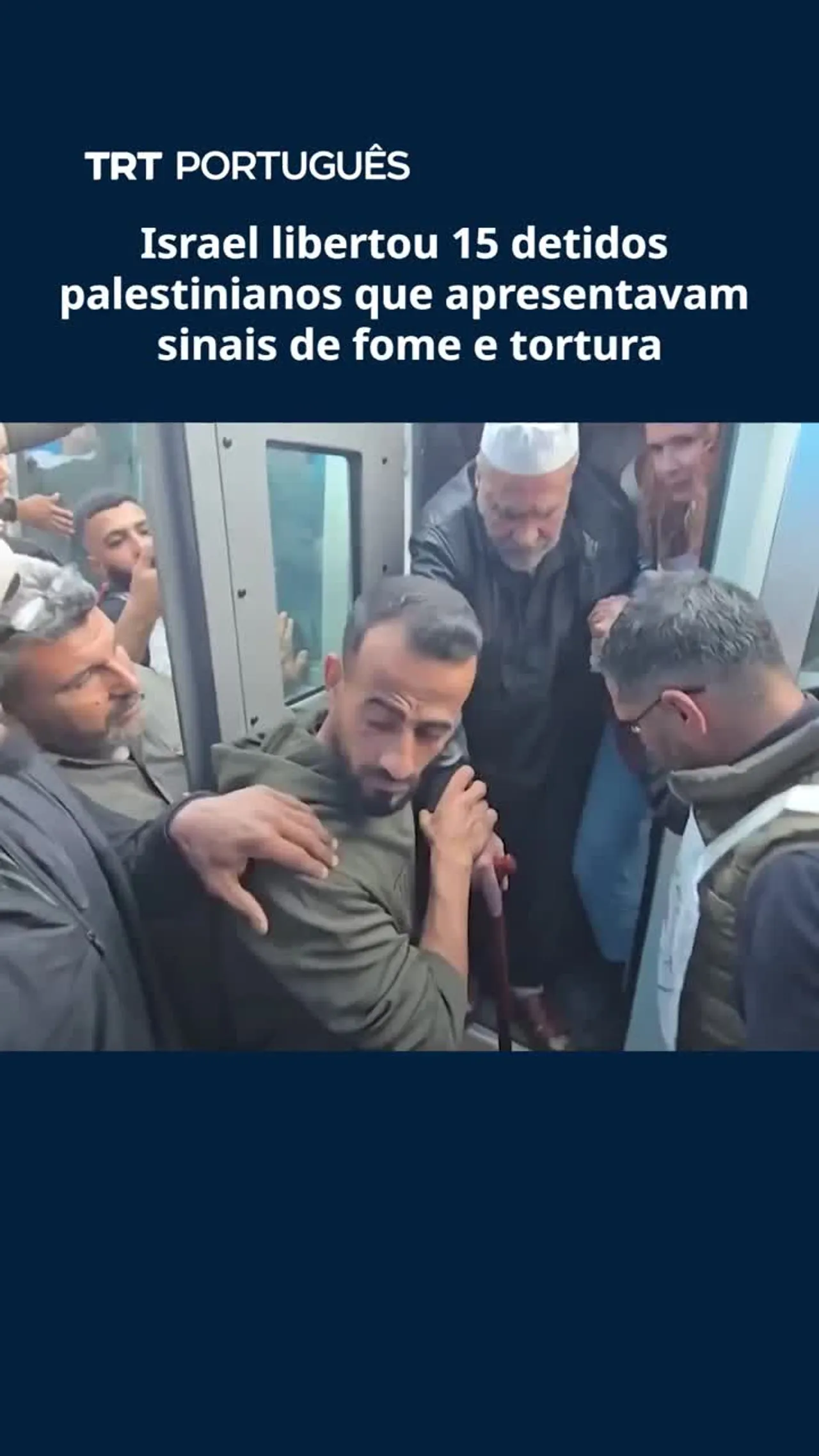 Israel libertou 15 detidos palestinianos que apresentavam sinais de fome e tortura
