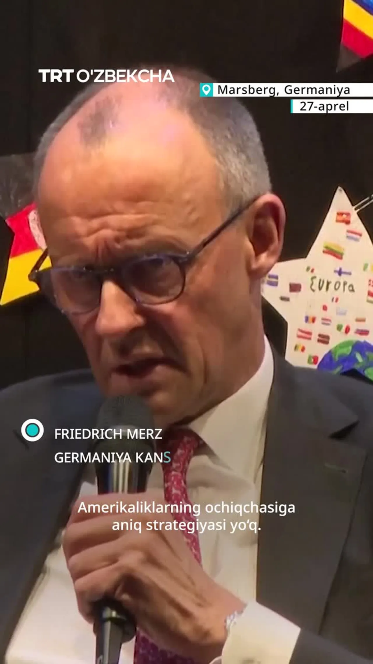 Merz: Eron muzokaralar tiqilib qolgan paytda AQShni noqulay ahvolga solmoqda