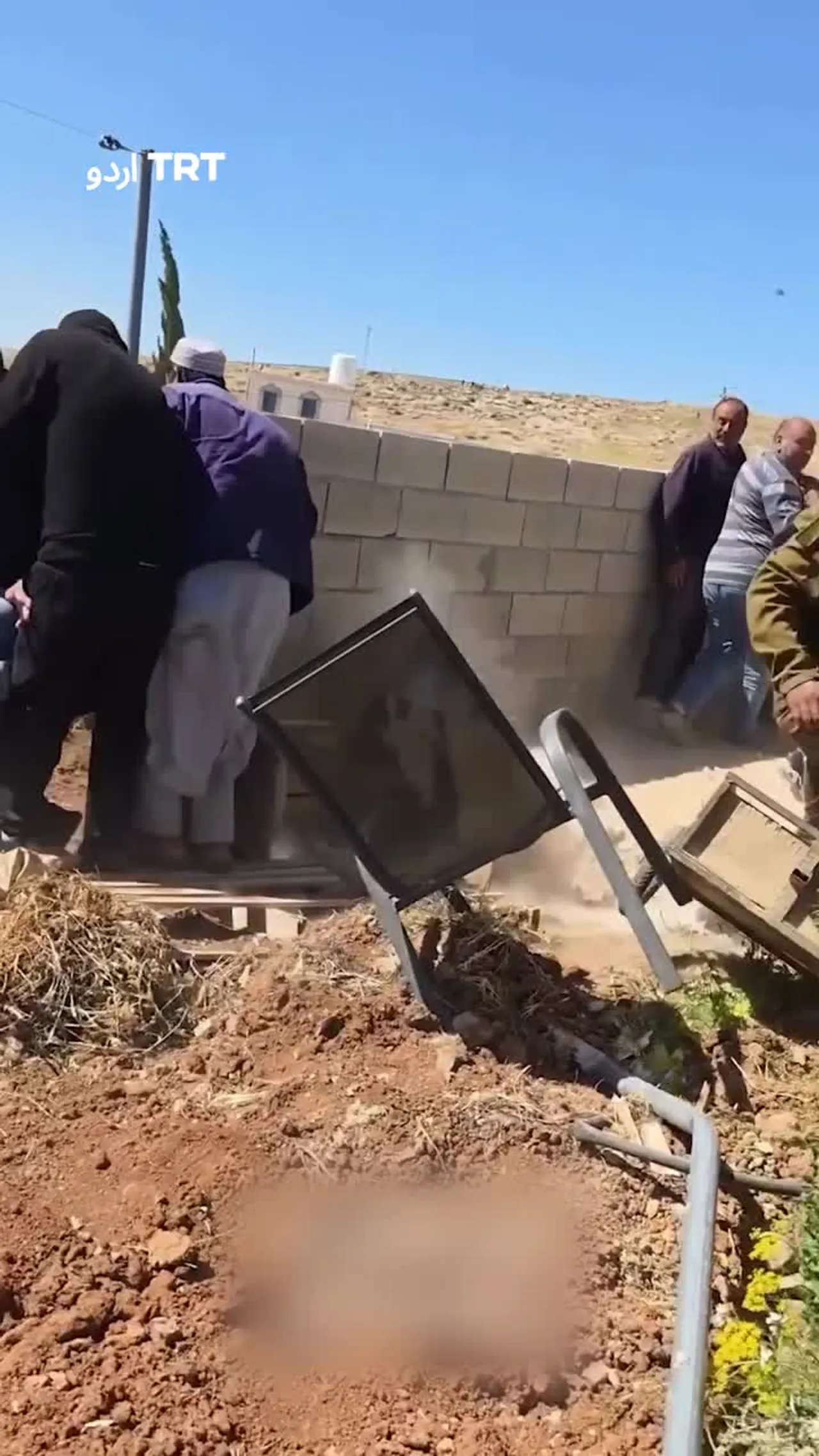 اسرائیلی افواج نے مسافر یطا میں ایک فلسطینی خاندان کا گھر مسمار کر دیا